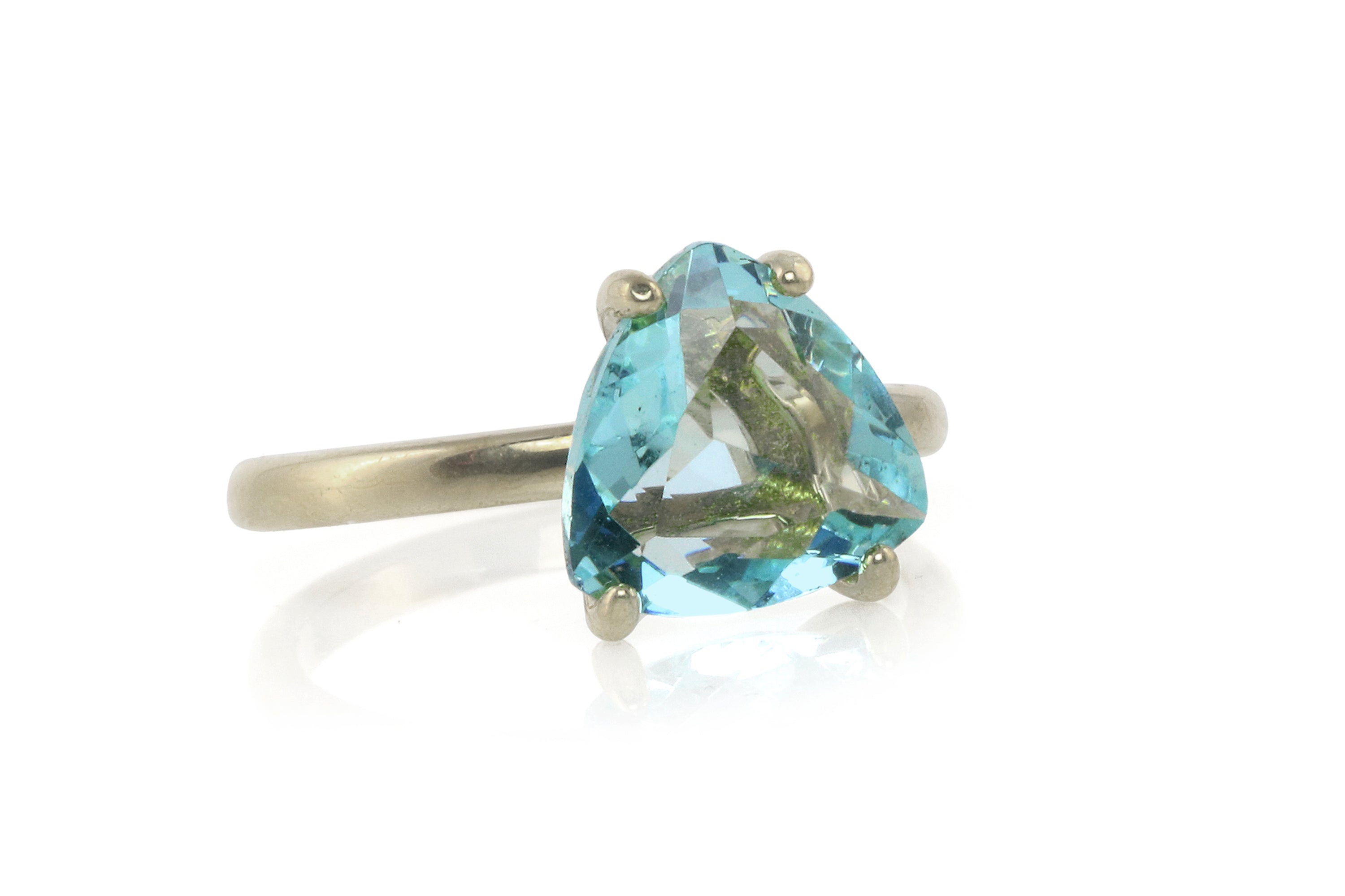 14K Gold-filled Topaz Jewelry Ring Rings Anemone Unique