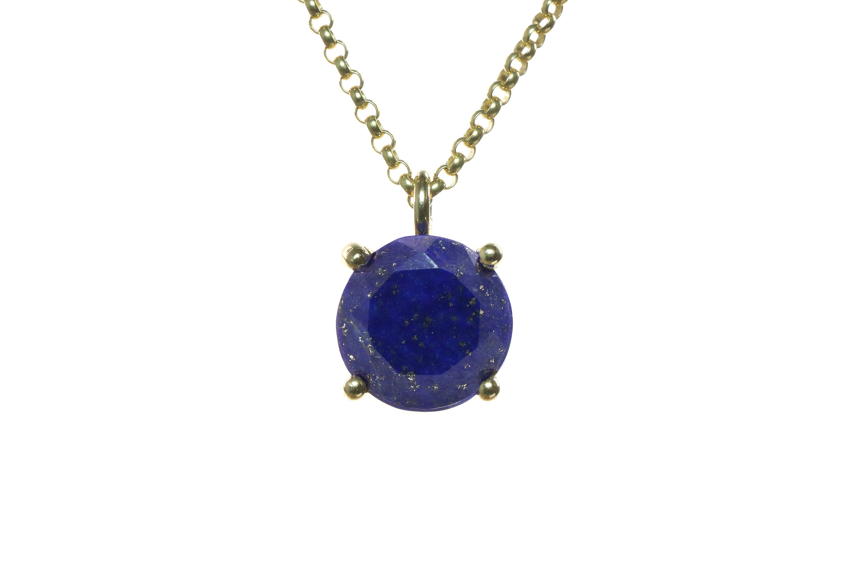 Unique Lapis Lazuli Gold Filled Necklace necklaces Anemone Unique