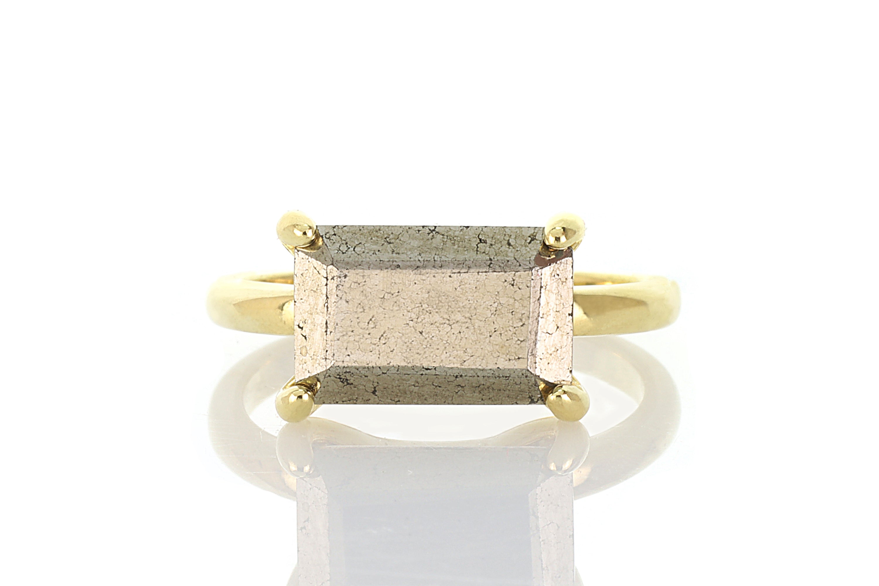 Vintage Sterling Silver Cocktail Pyrite Rings Rings Anemone Unique