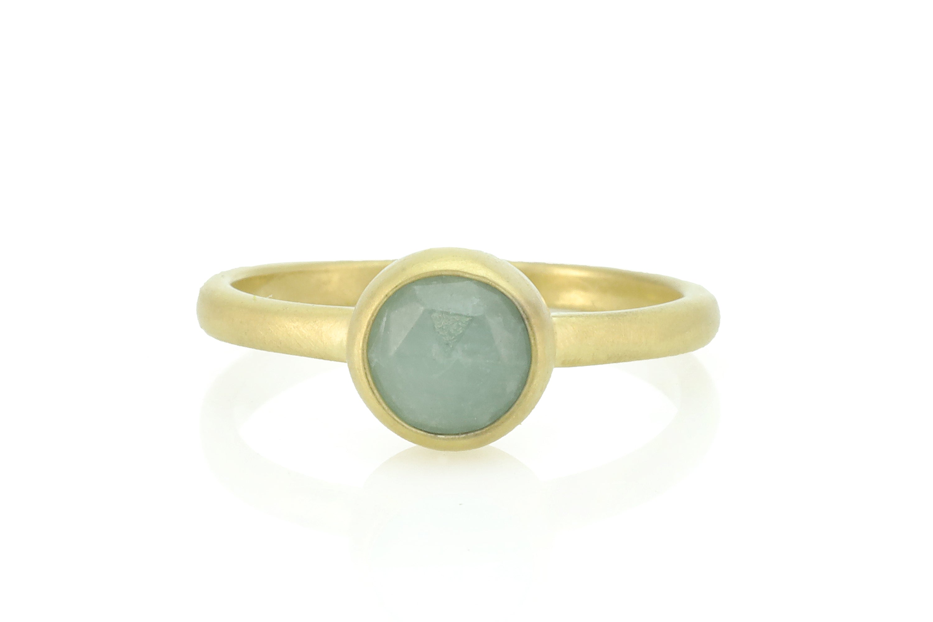 Stackable Aquamarine Gold Filled Ring Rings Anemone Limited