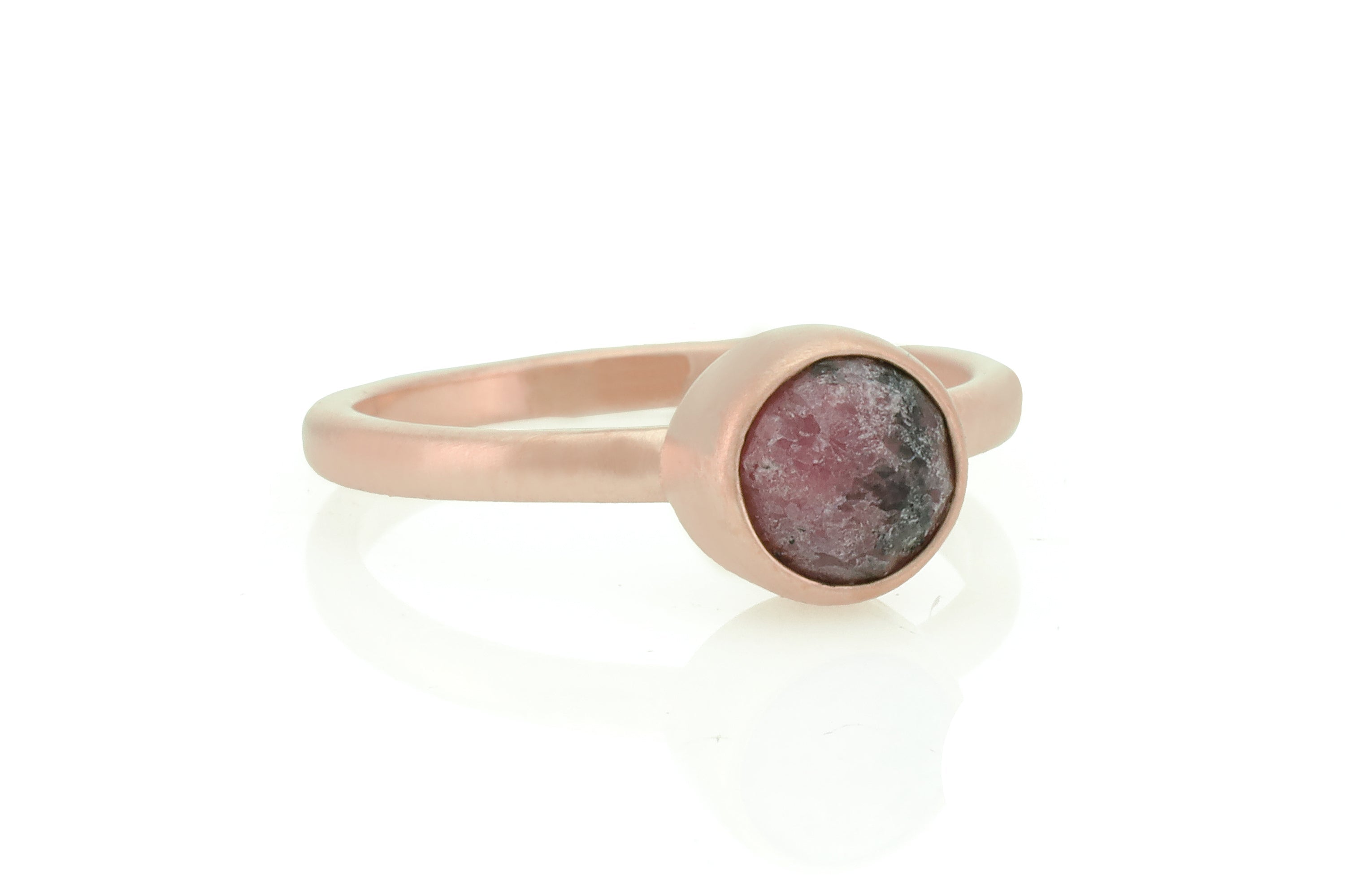 Rhodonite Stone Gold Ring Rings Anemone Limited