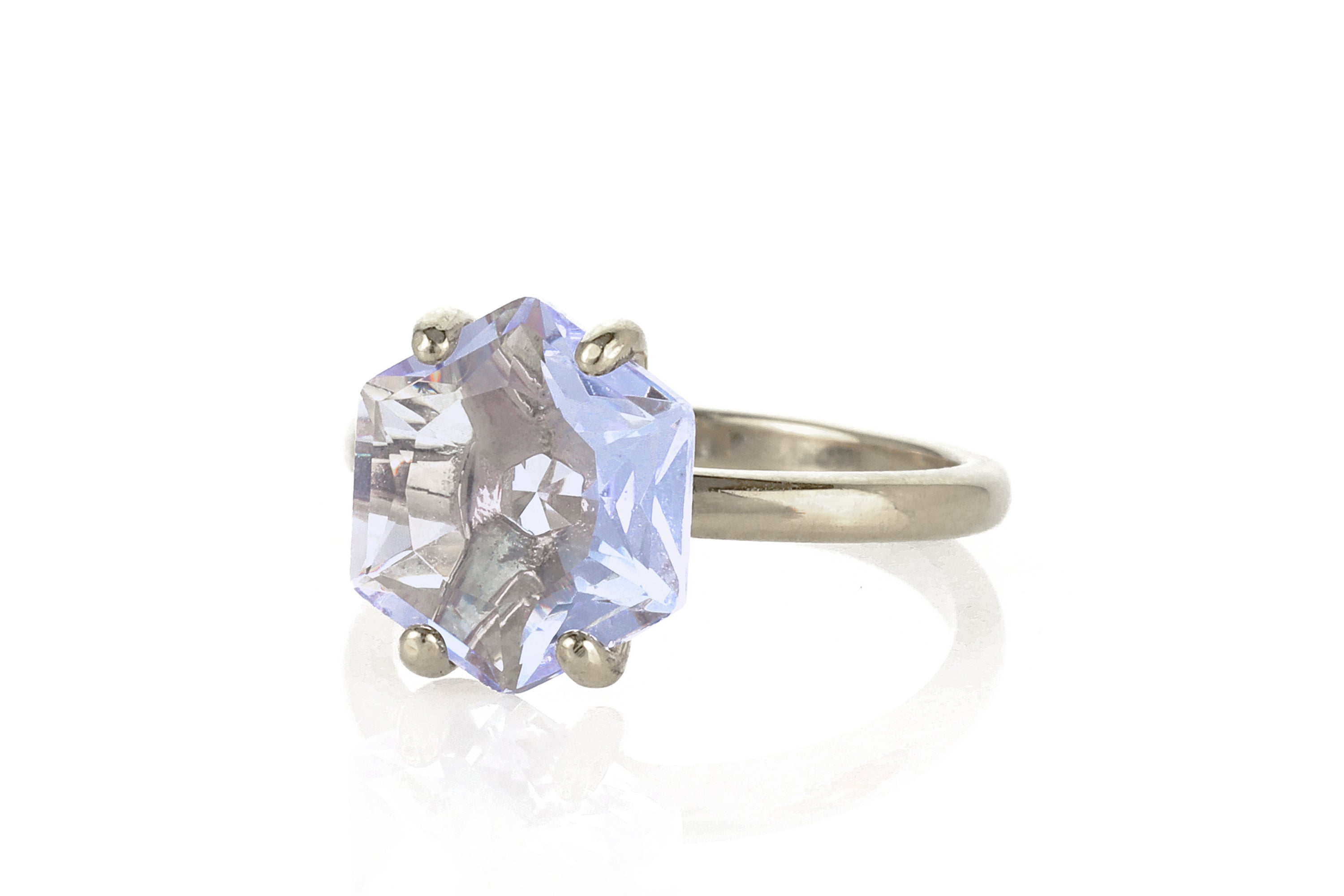 Rose Gold Tanzanite Solitaire Ring Rings Anemone Unique
