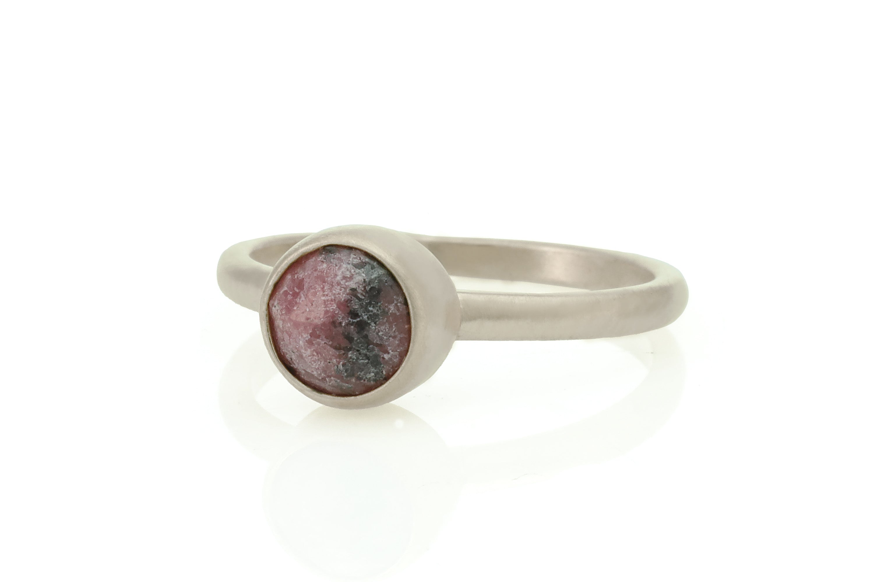 Rhodonite Stone Gold Ring Rings Anemone Limited