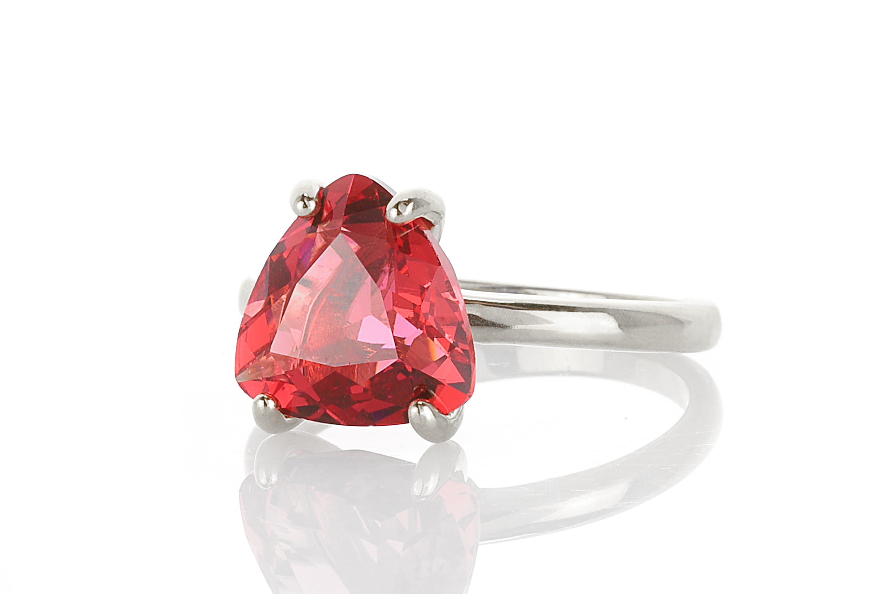 Sterling Silver Pink Tourmaline Ring Rings Anemone Unique