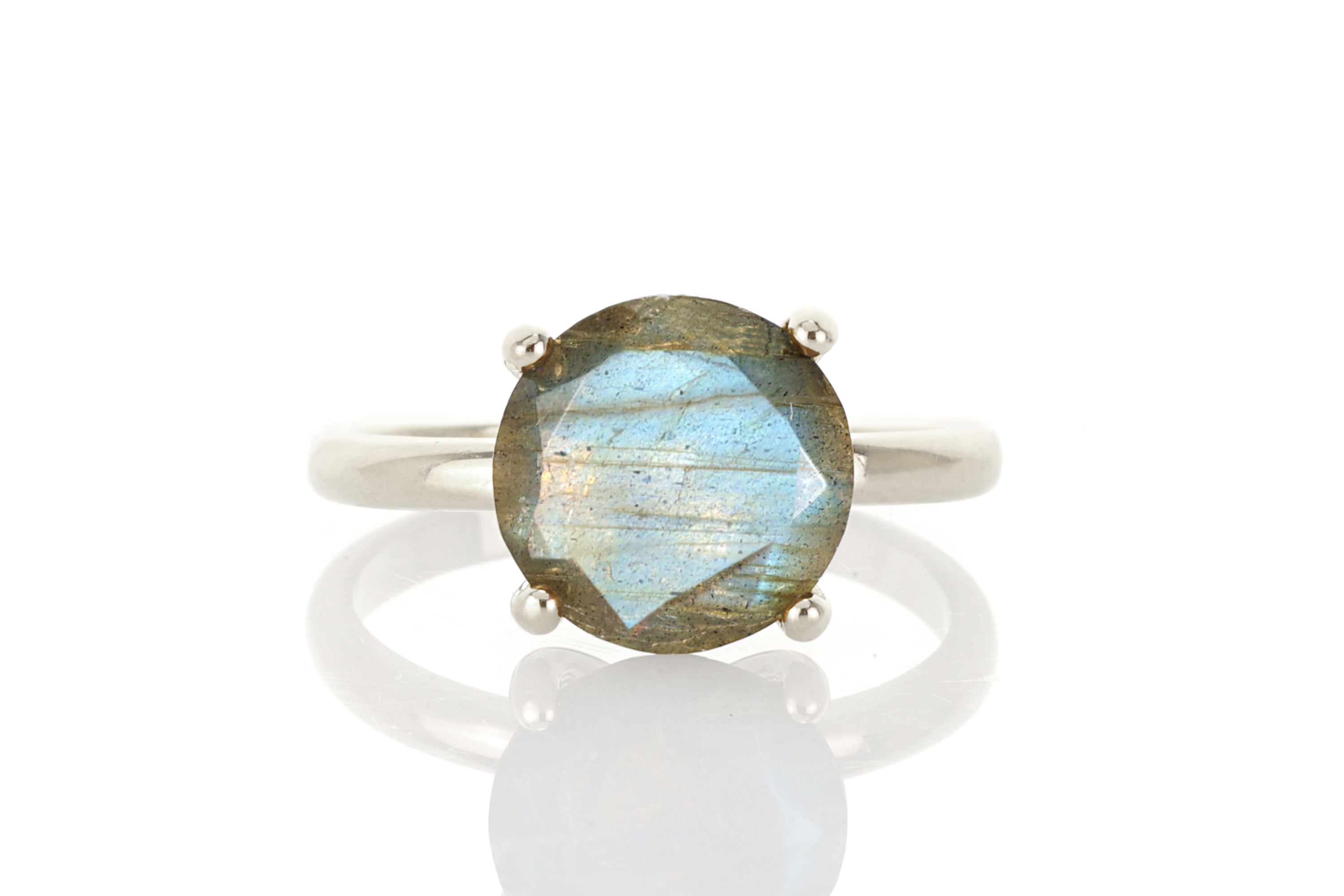 Labradorite 925 Sterling Silver Ring Rings Anemone Unique