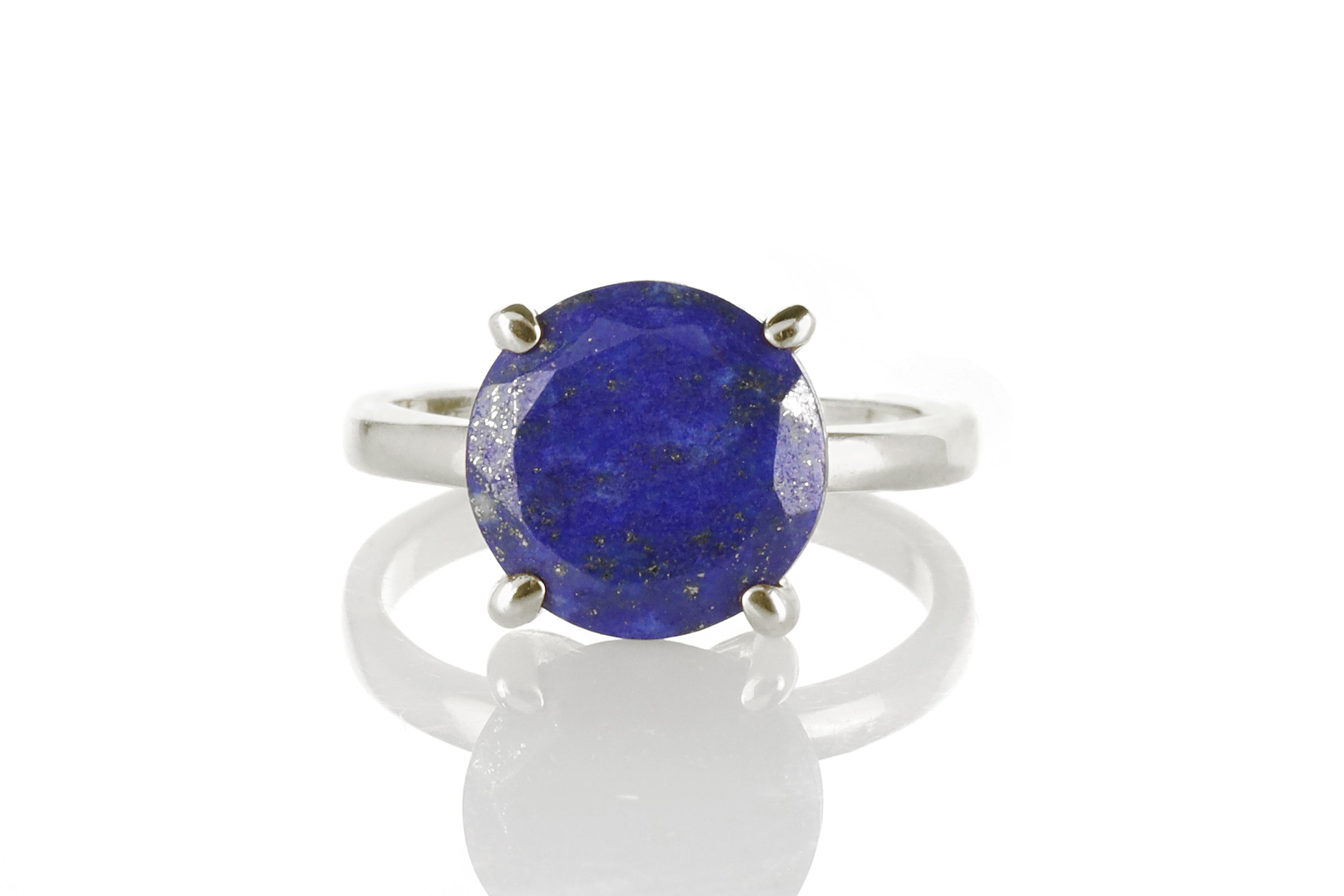 Lapis Lazuli Ring in 925 Sterling Silver Rings Anemone Jewelry