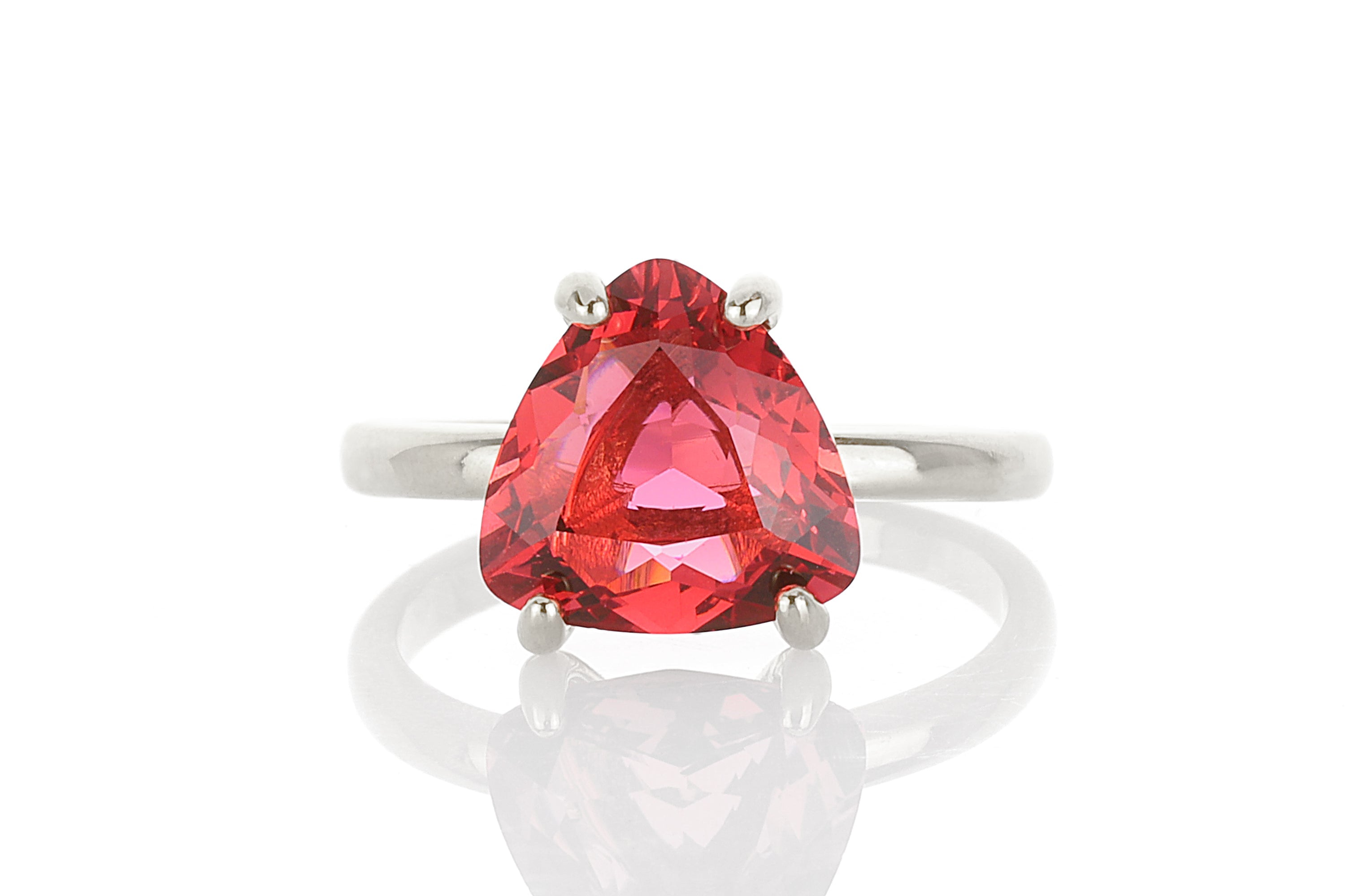 Sterling Silver Pink Tourmaline Ring Rings Anemone Unique