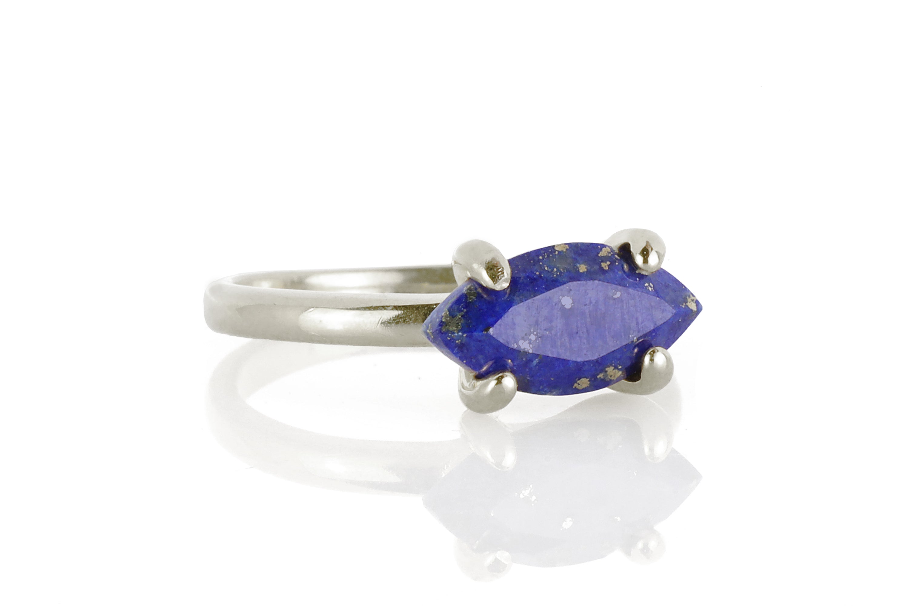 925 Sterling Silver Lapis Lazuli Ring Rings Anemone Unique