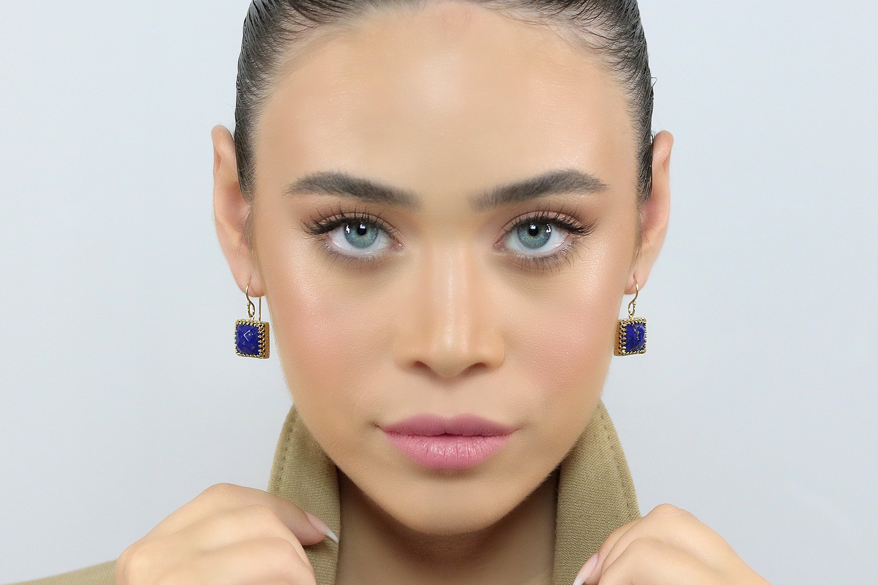 Intricate Lapis Lazuli Sterling Silver Earrings Earrings Anemone Jewelry