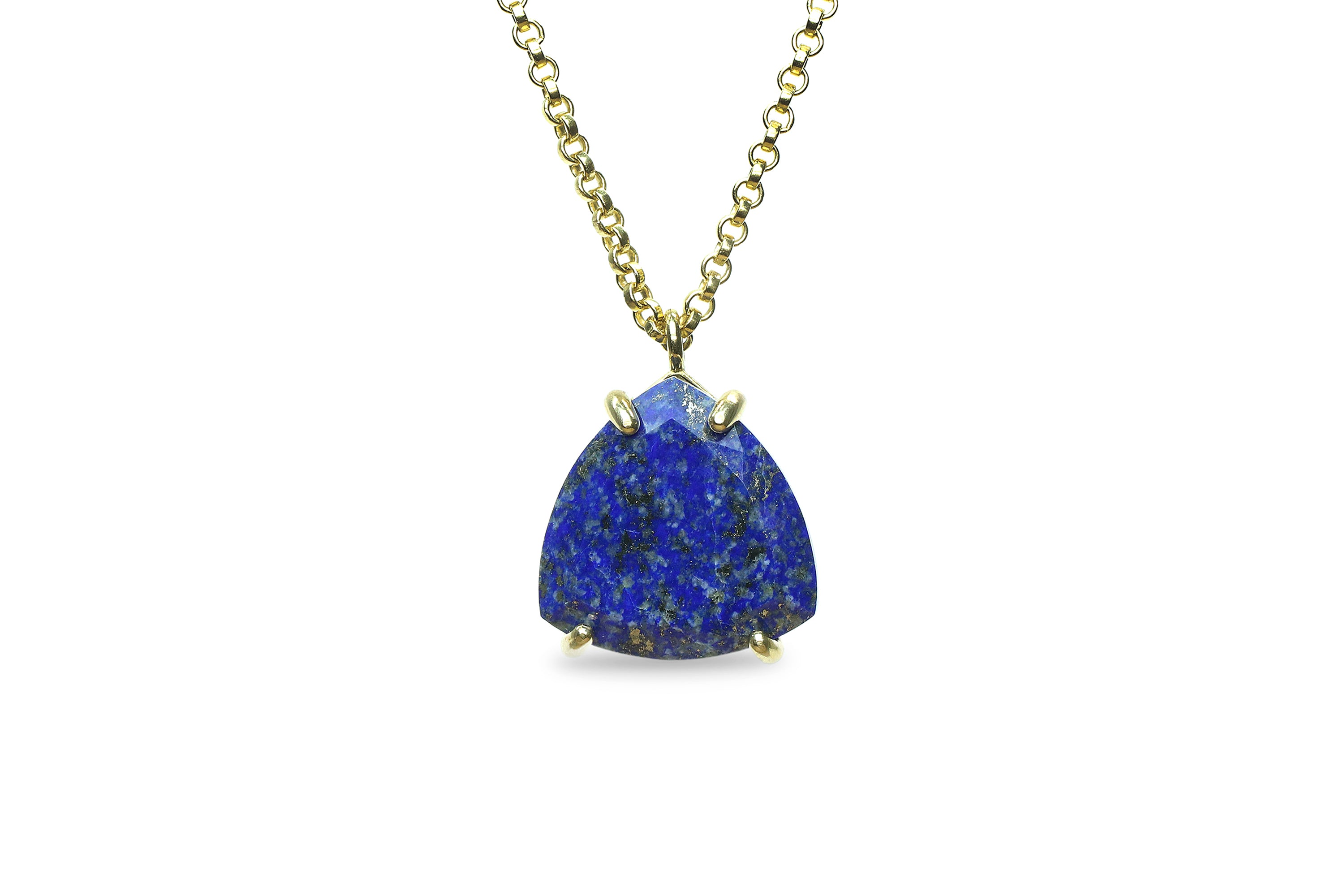 14k Gold Lapis Lazuli Necklace necklaces Anemone Jewelry