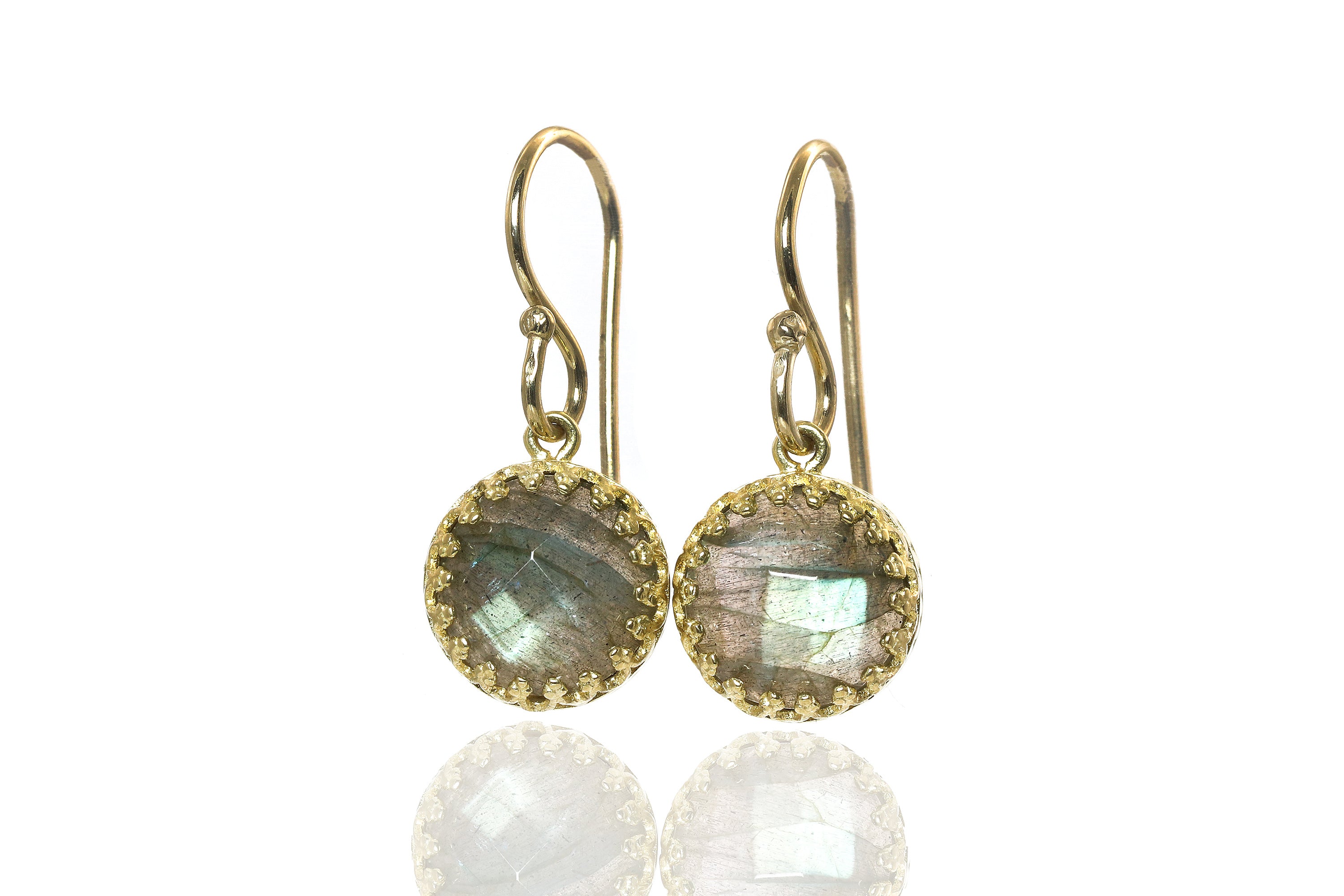 Dangling Labradorite Gold Filled Earrings Earrings Anemone Jewelry