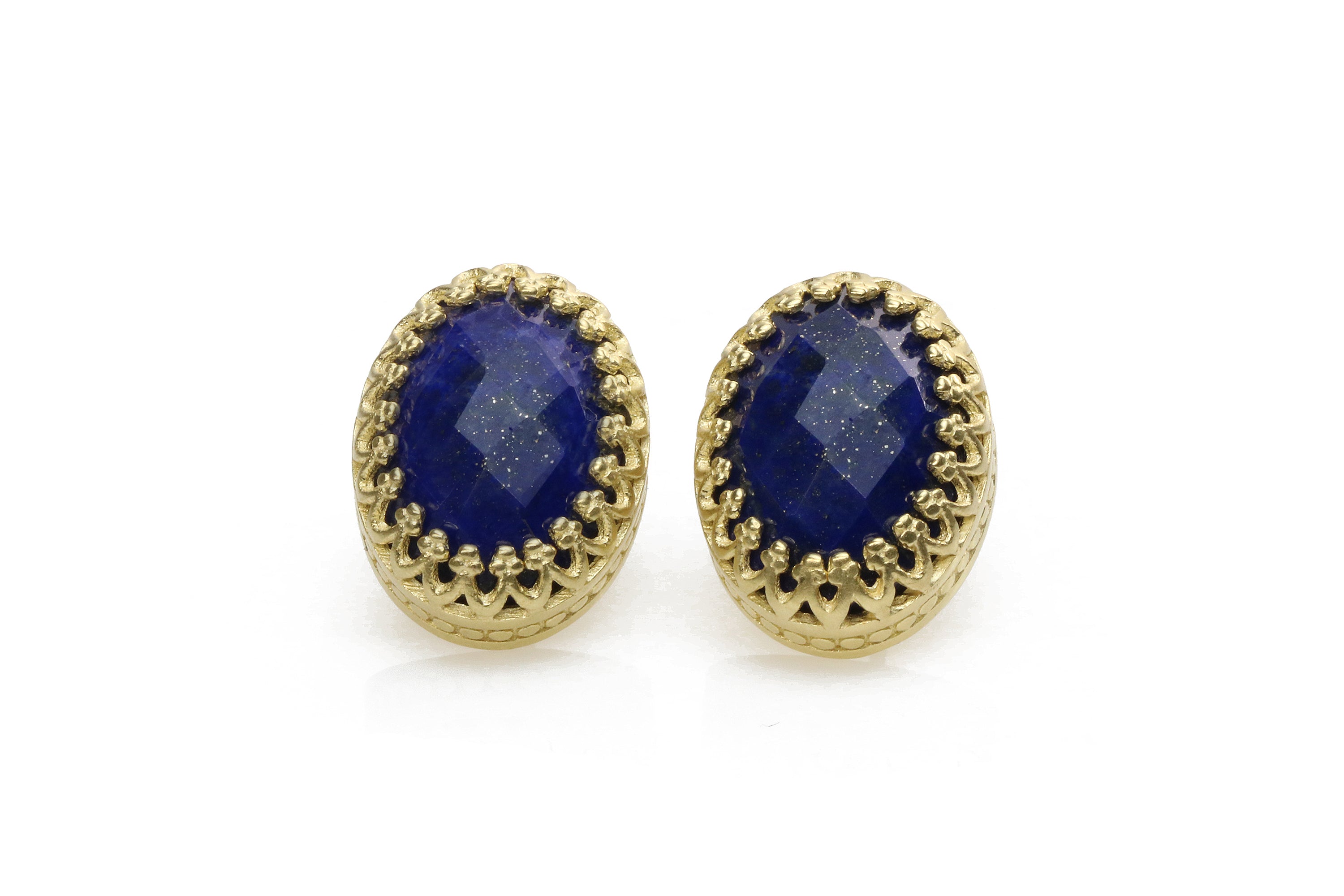 Lapis Lazuli Blue Earrings for Women Earrings Anemone Jewelry