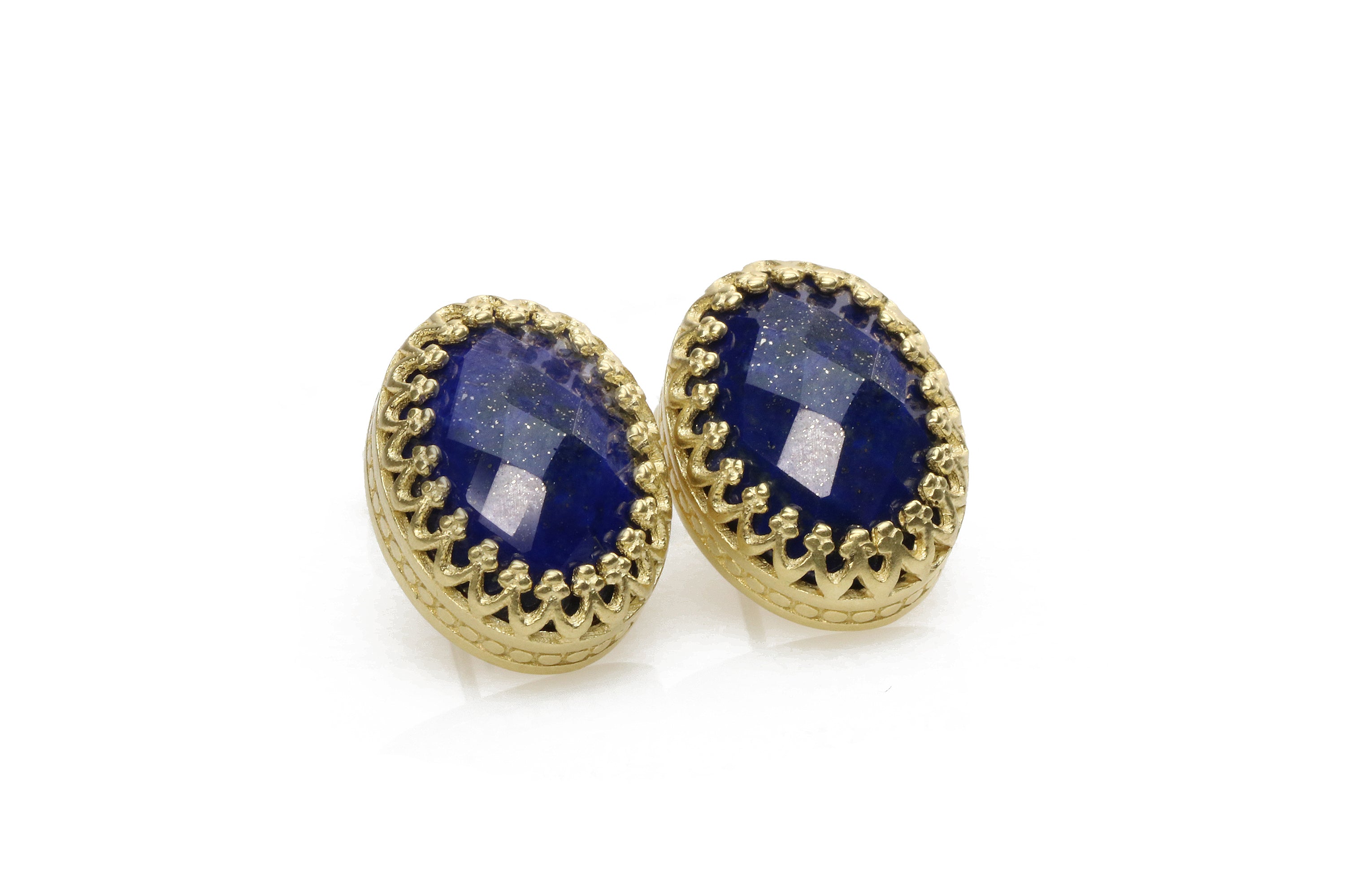 Lapis Lazuli Blue Earrings for Women Earrings Anemone Jewelry
