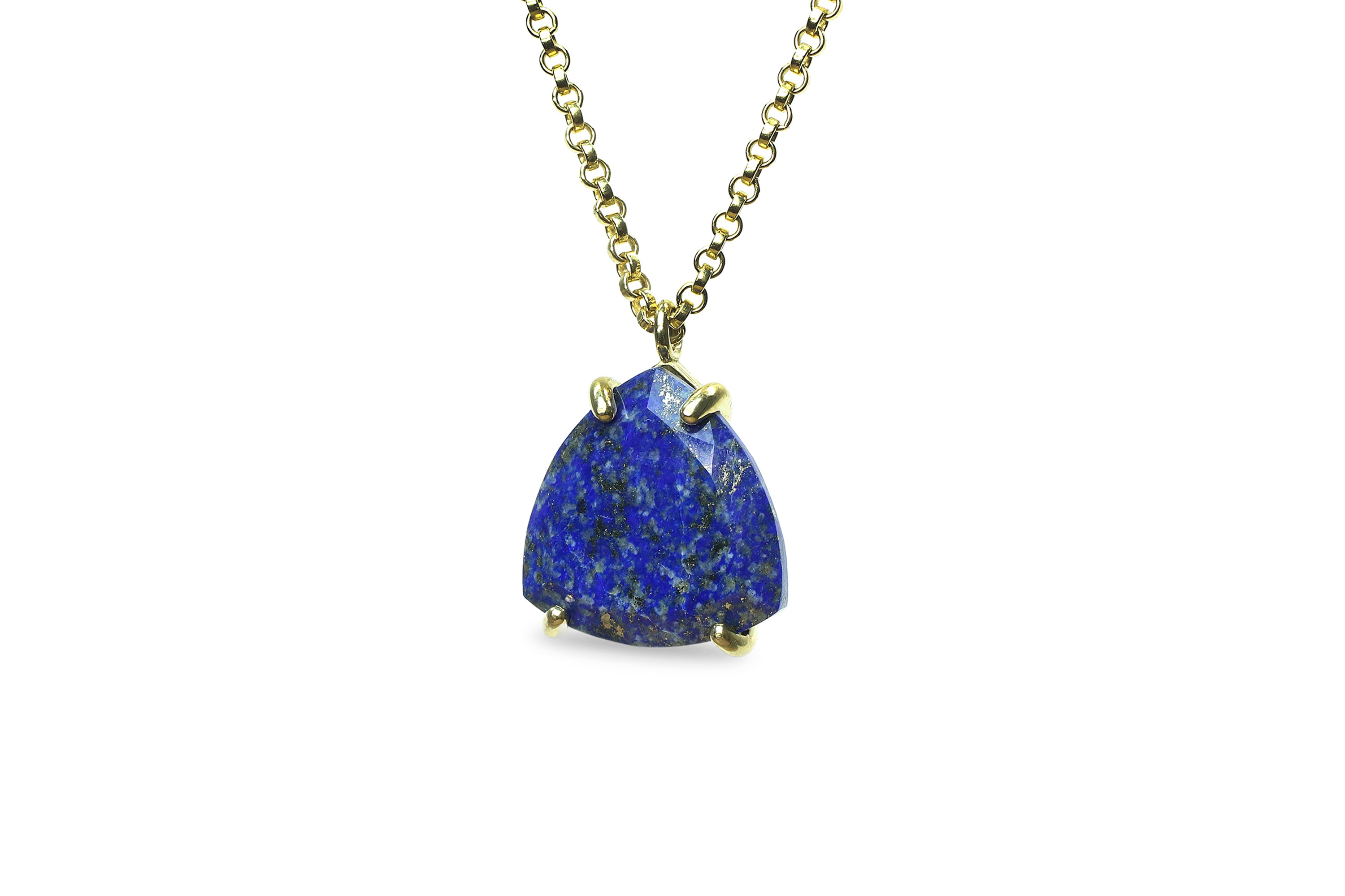 14k Gold Lapis Lazuli Necklace necklaces Anemone Jewelry