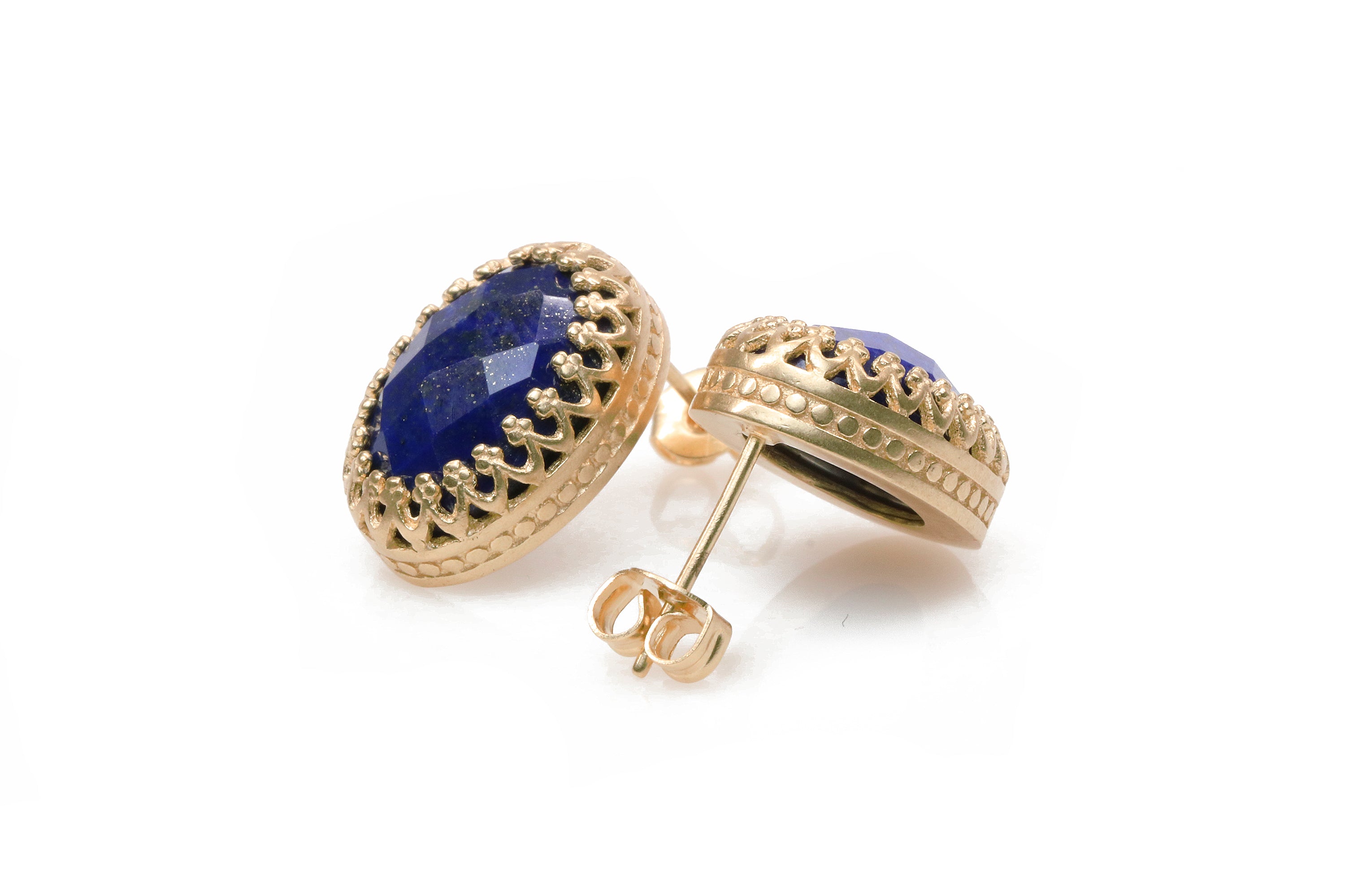 Lapis Lazuli Blue Earrings for Women Earrings Anemone Jewelry
