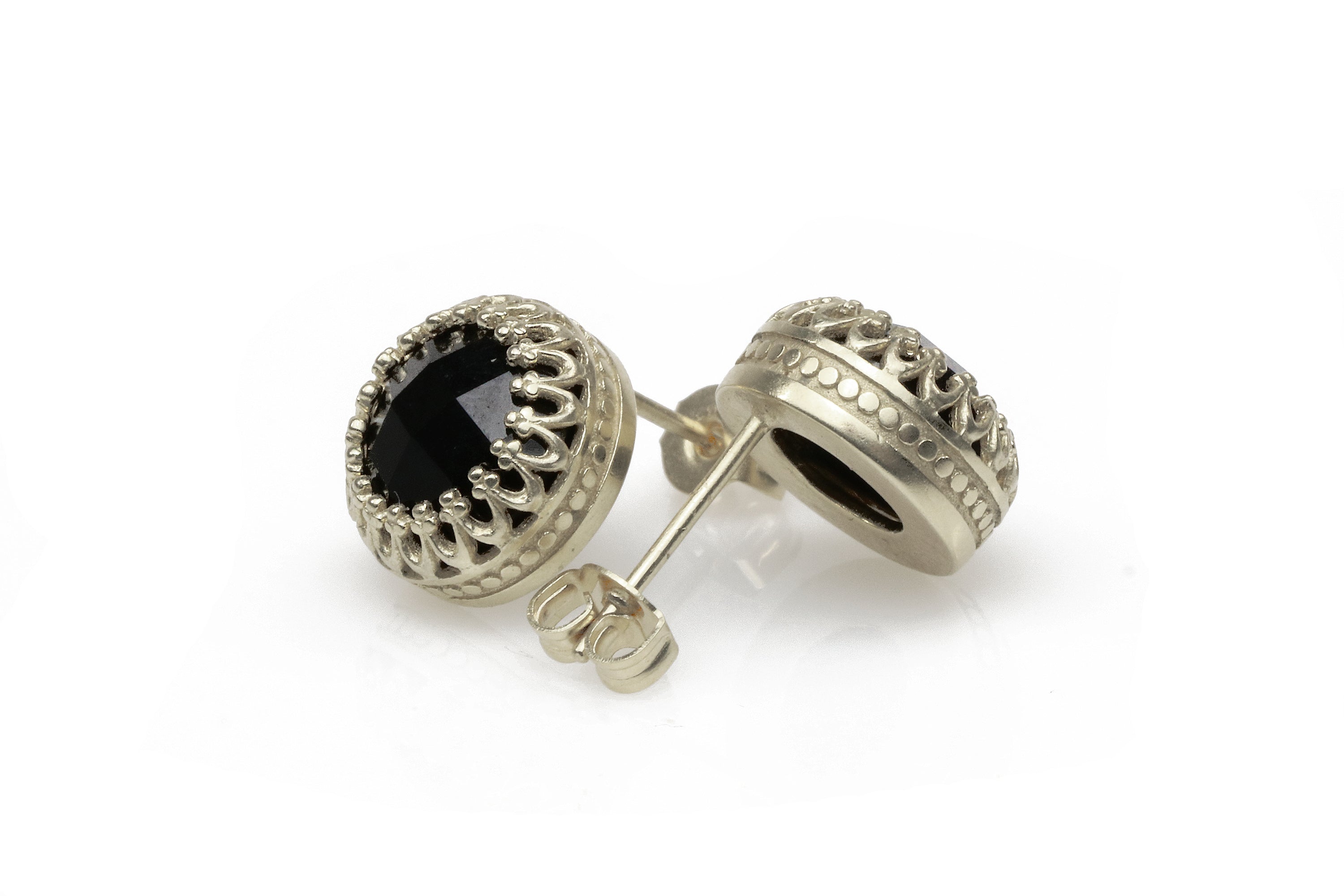 Black Onyx 925 Silver Jewelry Earrings Earrings Anemone Jewelry