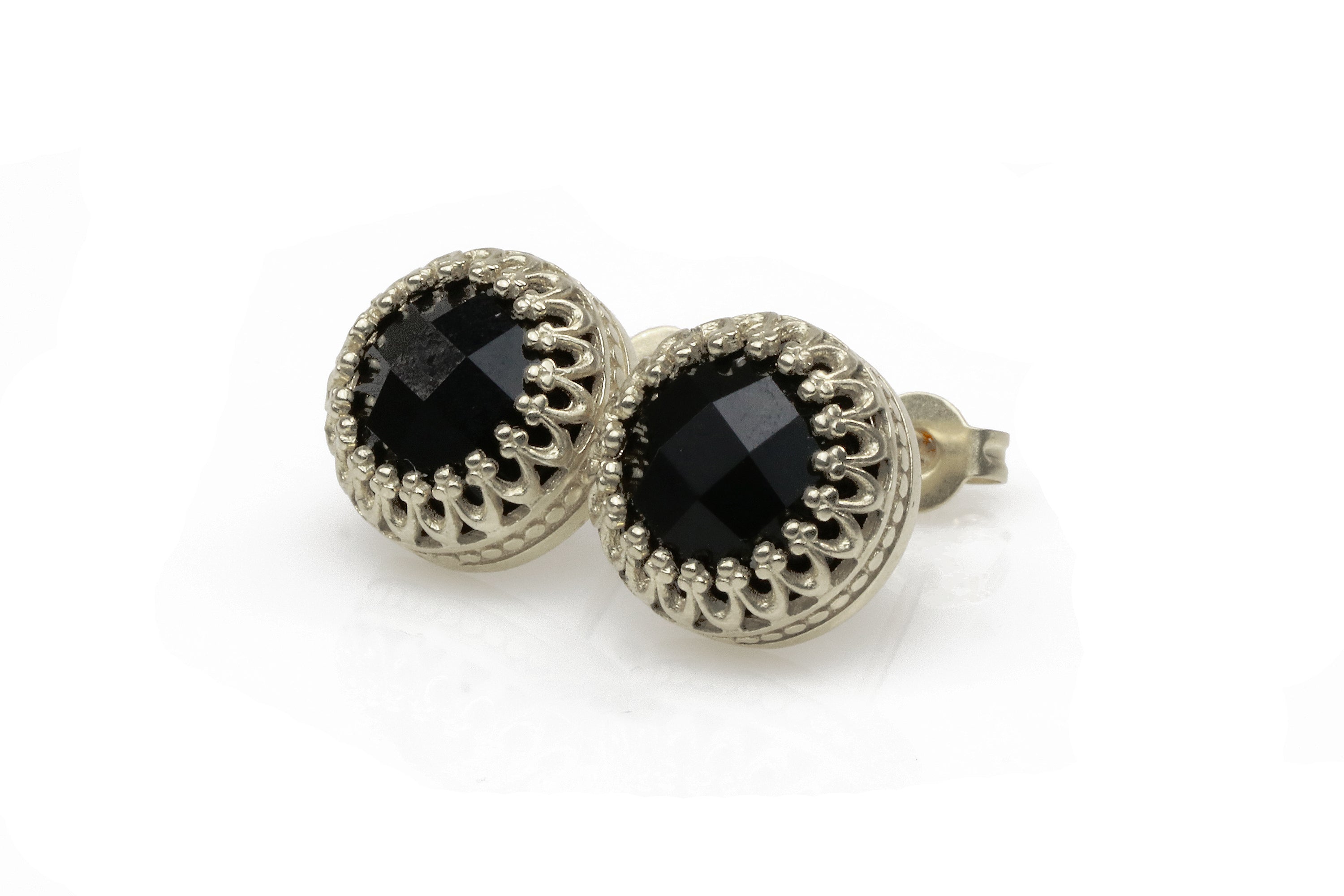 Black Onyx 925 Silver Jewelry Earrings Earrings Anemone Jewelry
