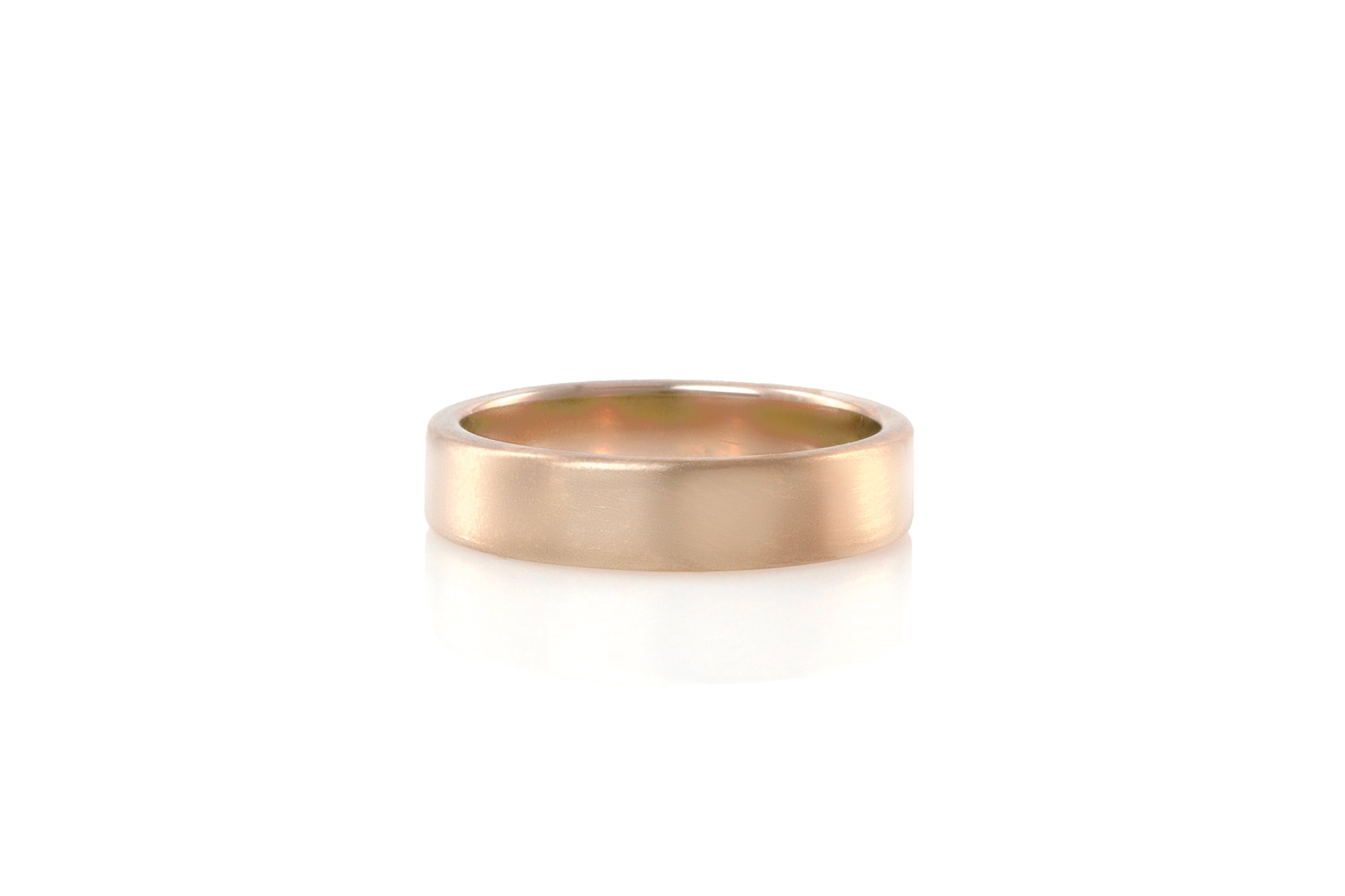 Versatile 14k Rose Gold Ring Band Rings My DNA