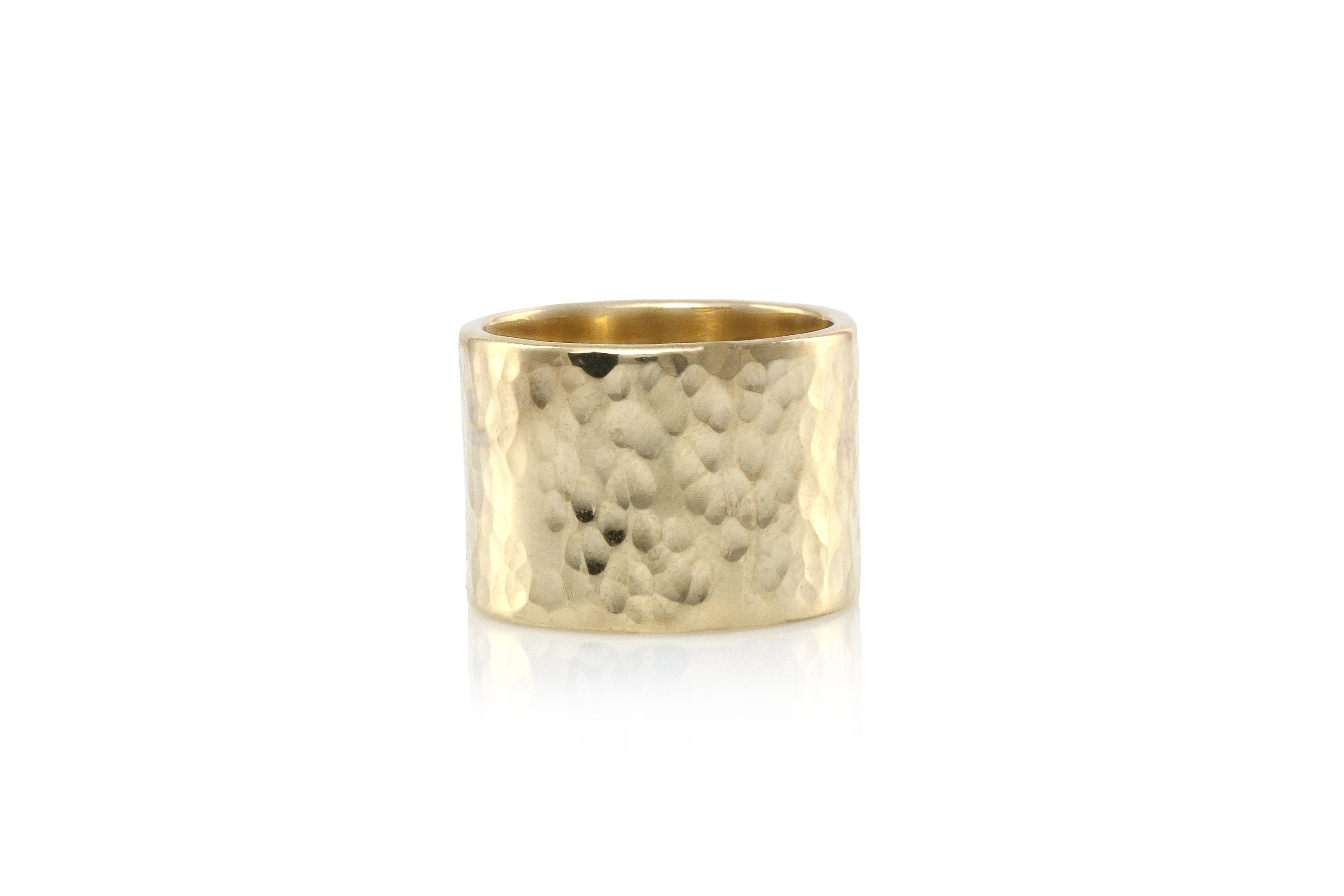 Handmade Textured Chunky Ring Rings My DNA