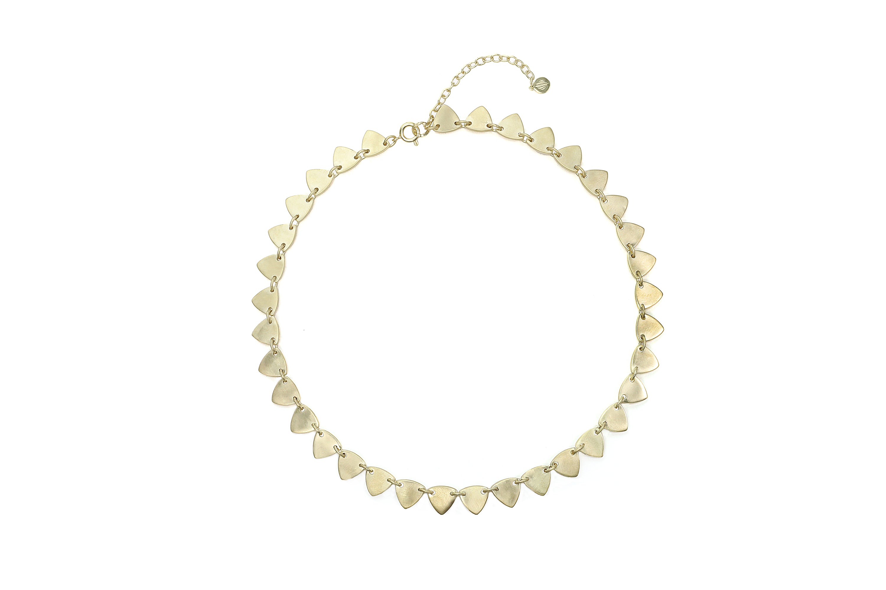 Gold Full All-Around Trillion Charms Necklace necklaces Anemone Jewelry