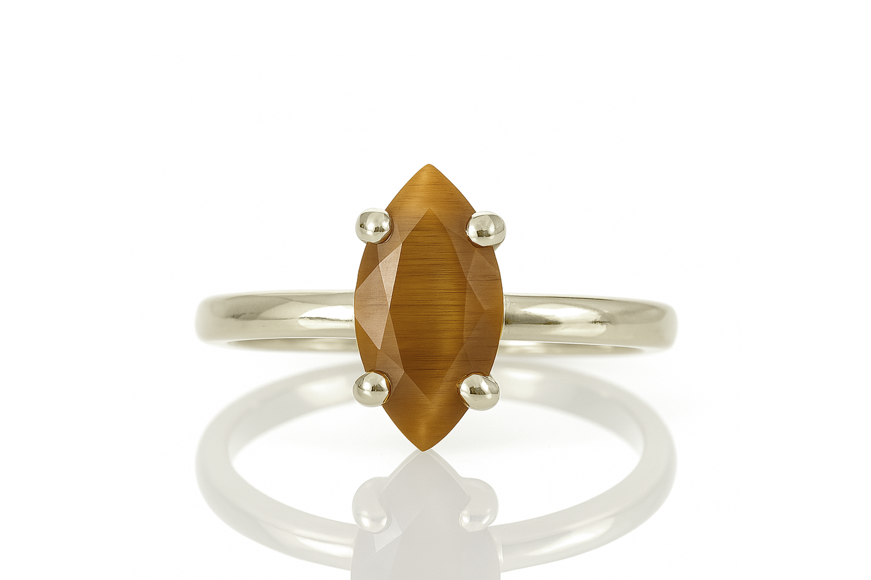 a close up of a ring with a stone