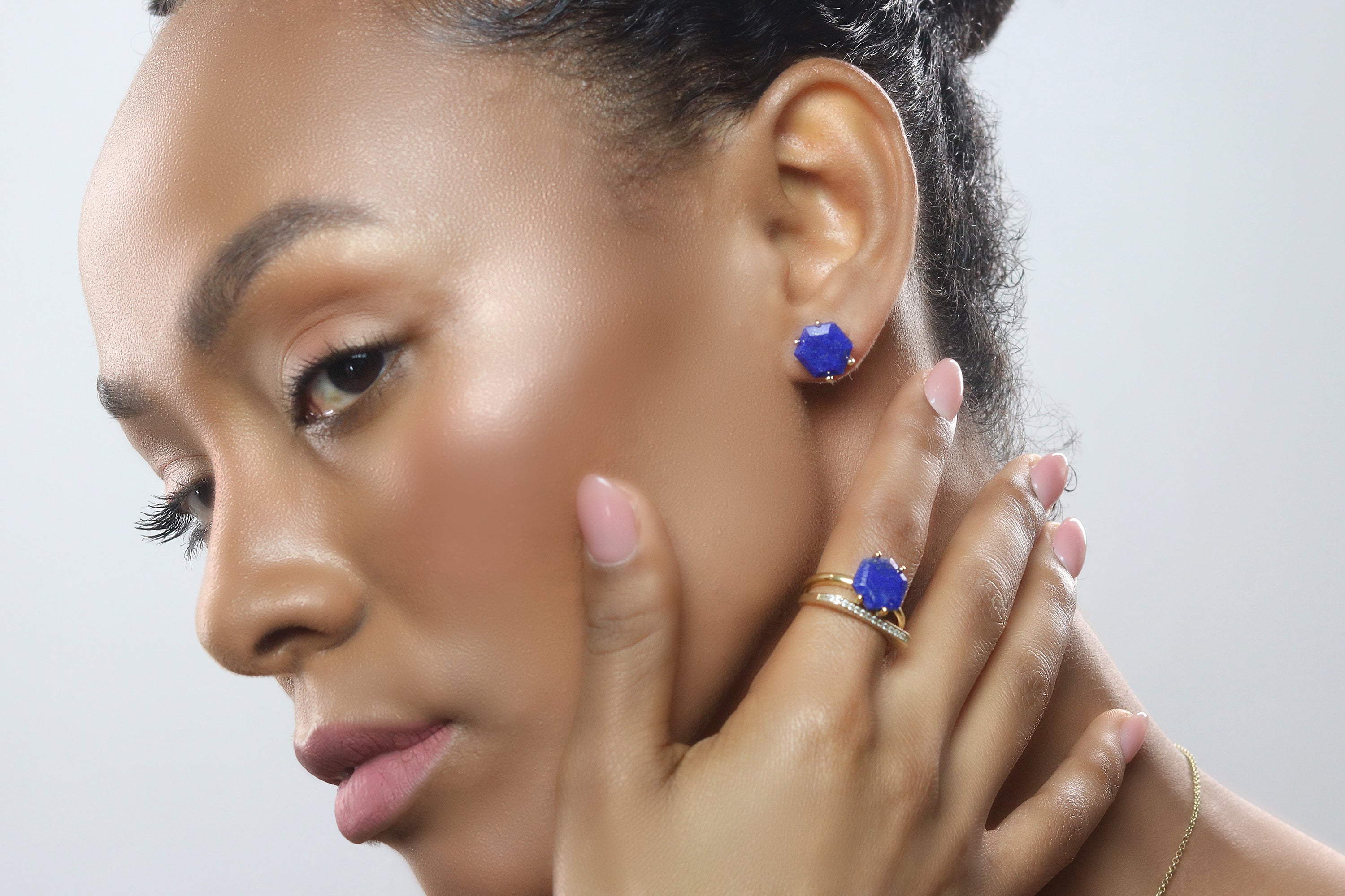 Lapis Lazuli Jewelry Gold Filled Earrings Earrings Anemone Unique