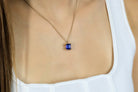 Sophisticated Sapphire Necklace in Gold Chain necklaces Anemone Unique