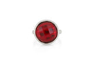 16mm Round Bezel Sterling Silver Ruby Ring Rings Anemone Limited