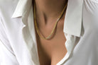 Silver Cuban Link Chain Necklace necklaces Anemone Jewelry