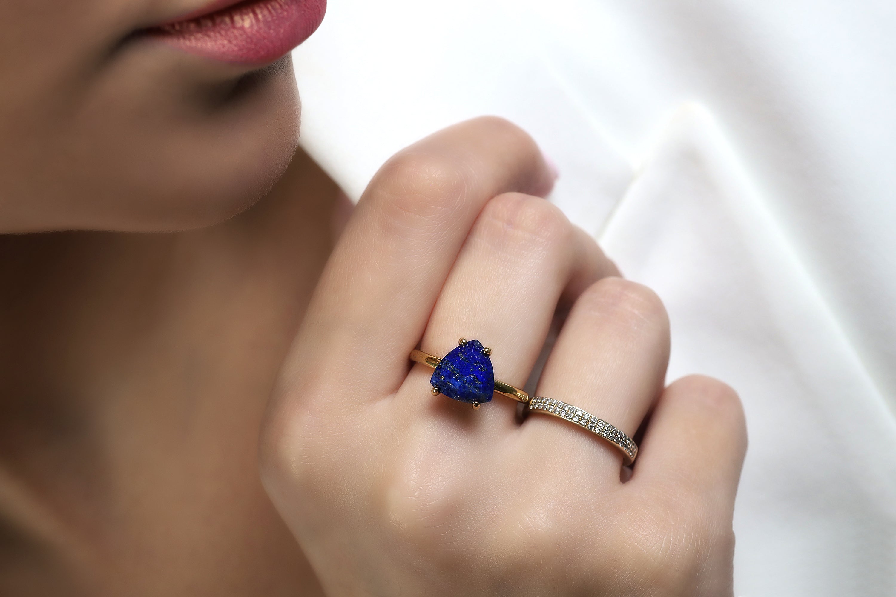 Sterling Silver Lapis Lazuli Ring Rings Anemone Unique