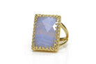 Lace Agate in 14k Gold-filled Ring Band Rings Anemone Jewelry