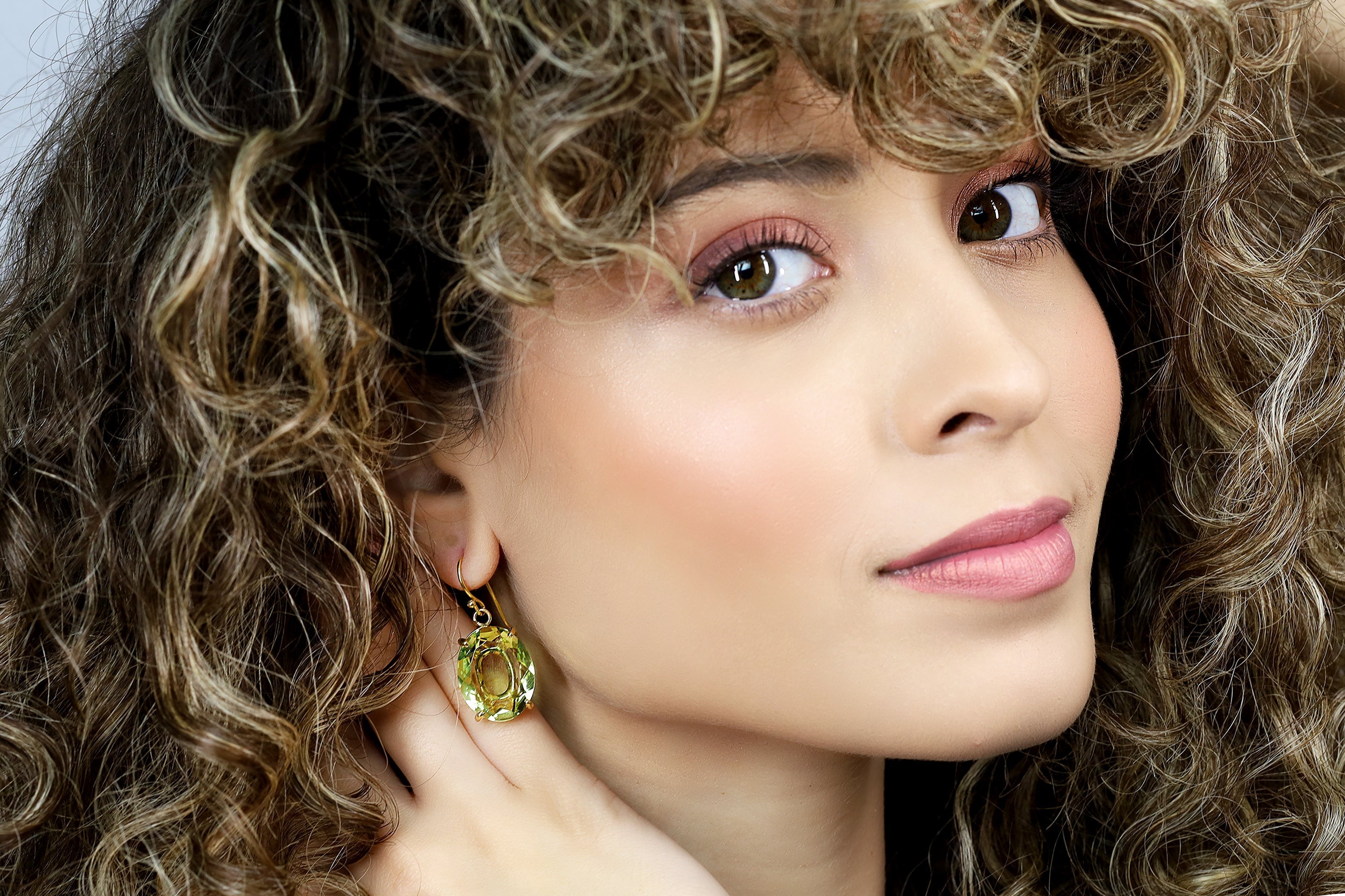 14k Gold Filled Lemon Quartz Dangle Earrings Earrings Anemone Jewelry