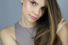 Mixed Flash Labradorite Bezel Set Toggle Clasp Gold Necklace necklaces Anemone Limited