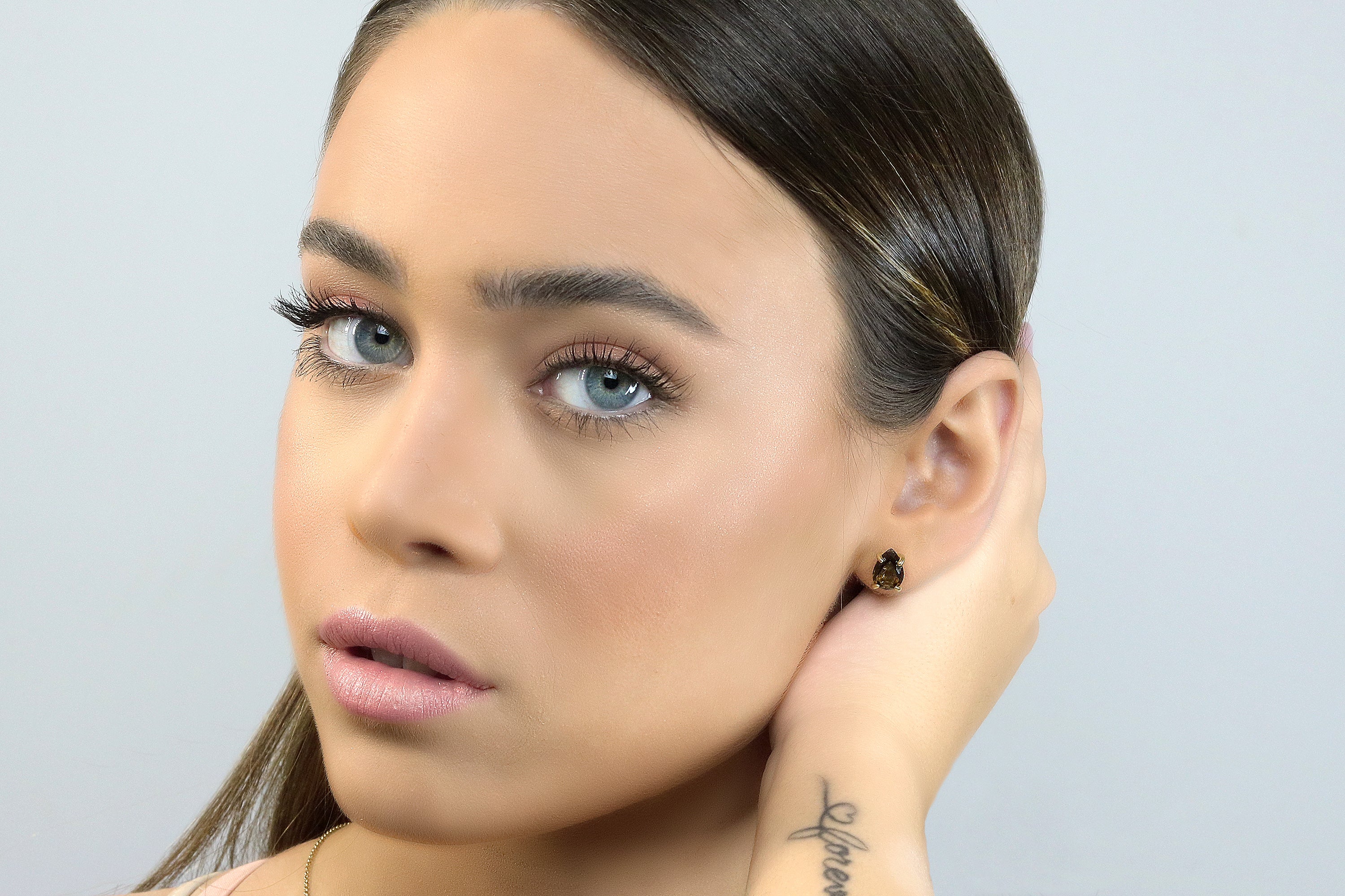 Delicate Smoky Quartz 14k Gold Filled Earrings Earrings Anemone Unique