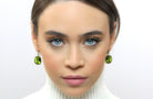 Large Peridot Gold Filled Earrings Earrings Anemone Jewelry