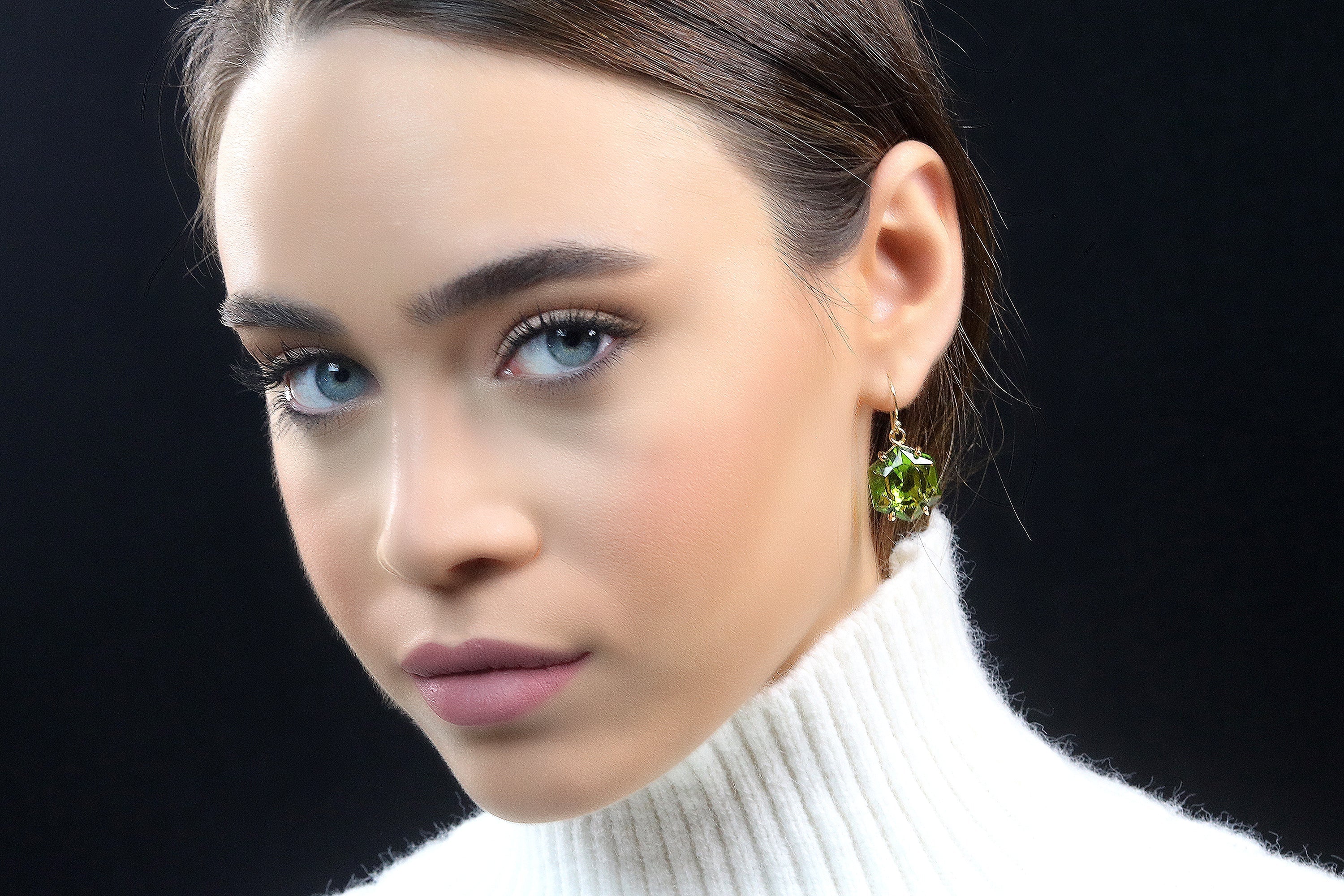 Gorgeous Peridot Sterling Silver Earrings Earrings Anemone Jewelry