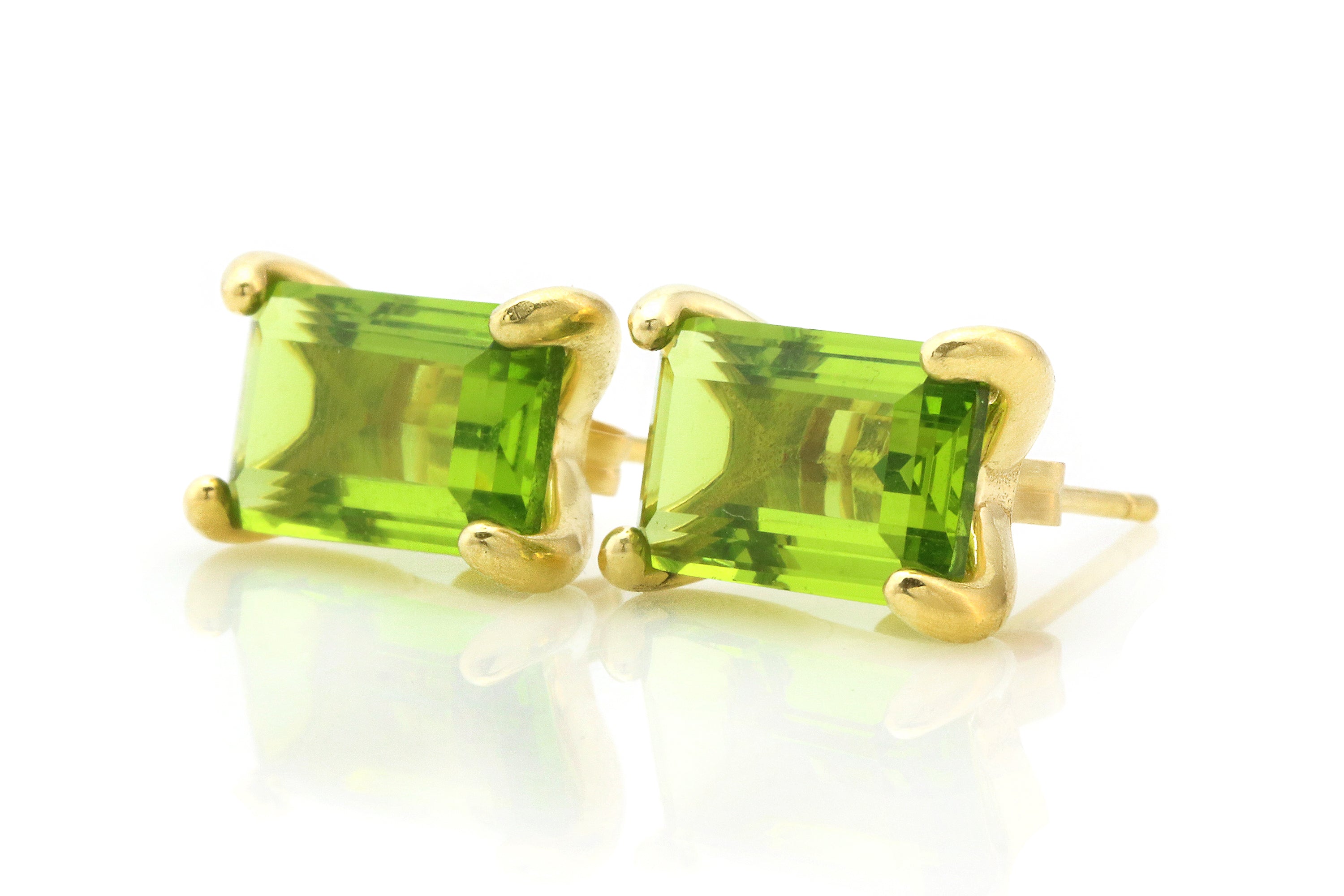 Sophisticated Peridot Gold Filled Earrings Earrings Anemone Unique