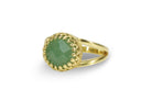 Aventurine in 14k Gold-filled Ring Band Rings Anemone Jewelry