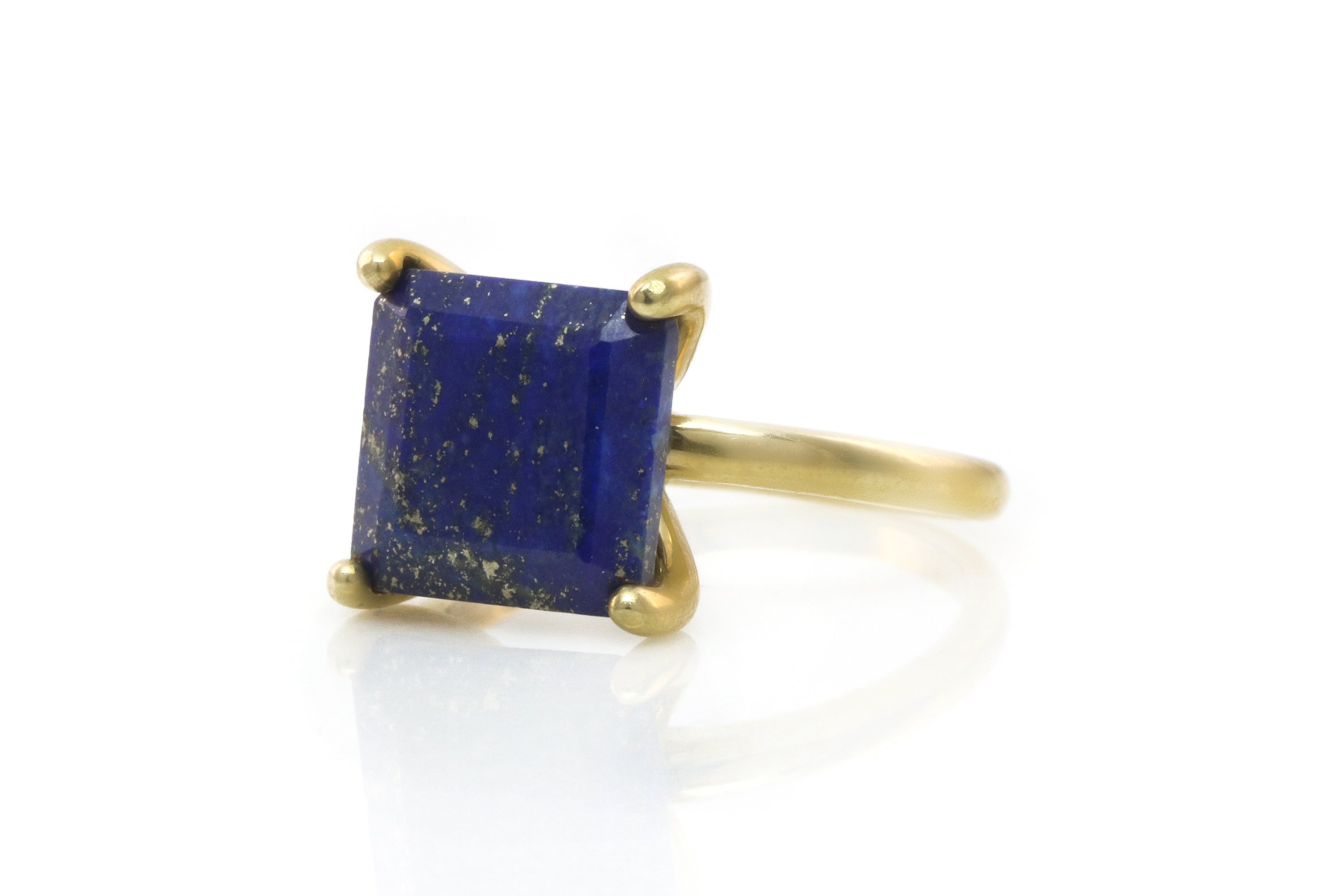 Lapis Lazuli Ring in 14k Gold Rings Anemone Unique