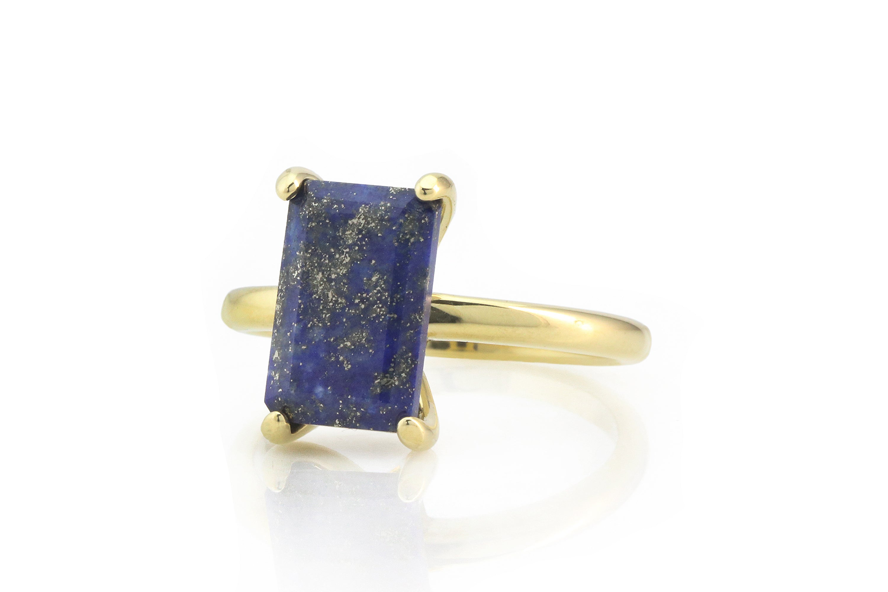 14k Gold Filled Lapis Lazuli Ring Rings Anemone Unique