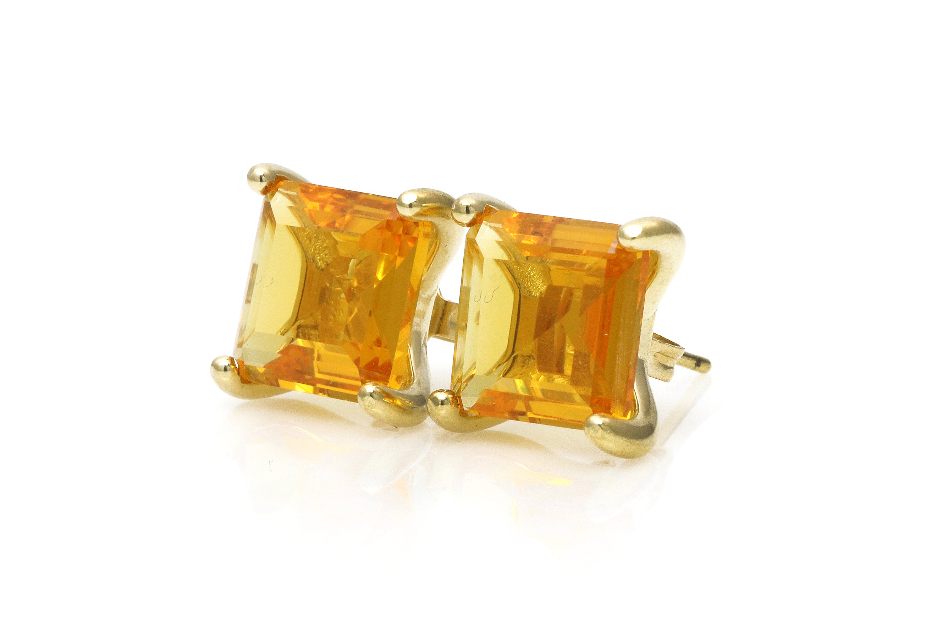 Brilliant Gold Filled Citrine Earrings Earrings Anemone Unique