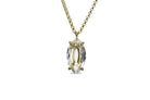 Marquise Clear Quartz Necklace necklaces Anemone Jewelry