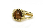 Stackable Dainty Tiger Eye 14k Gold Filled Ring Rings Anemone Jewelry
