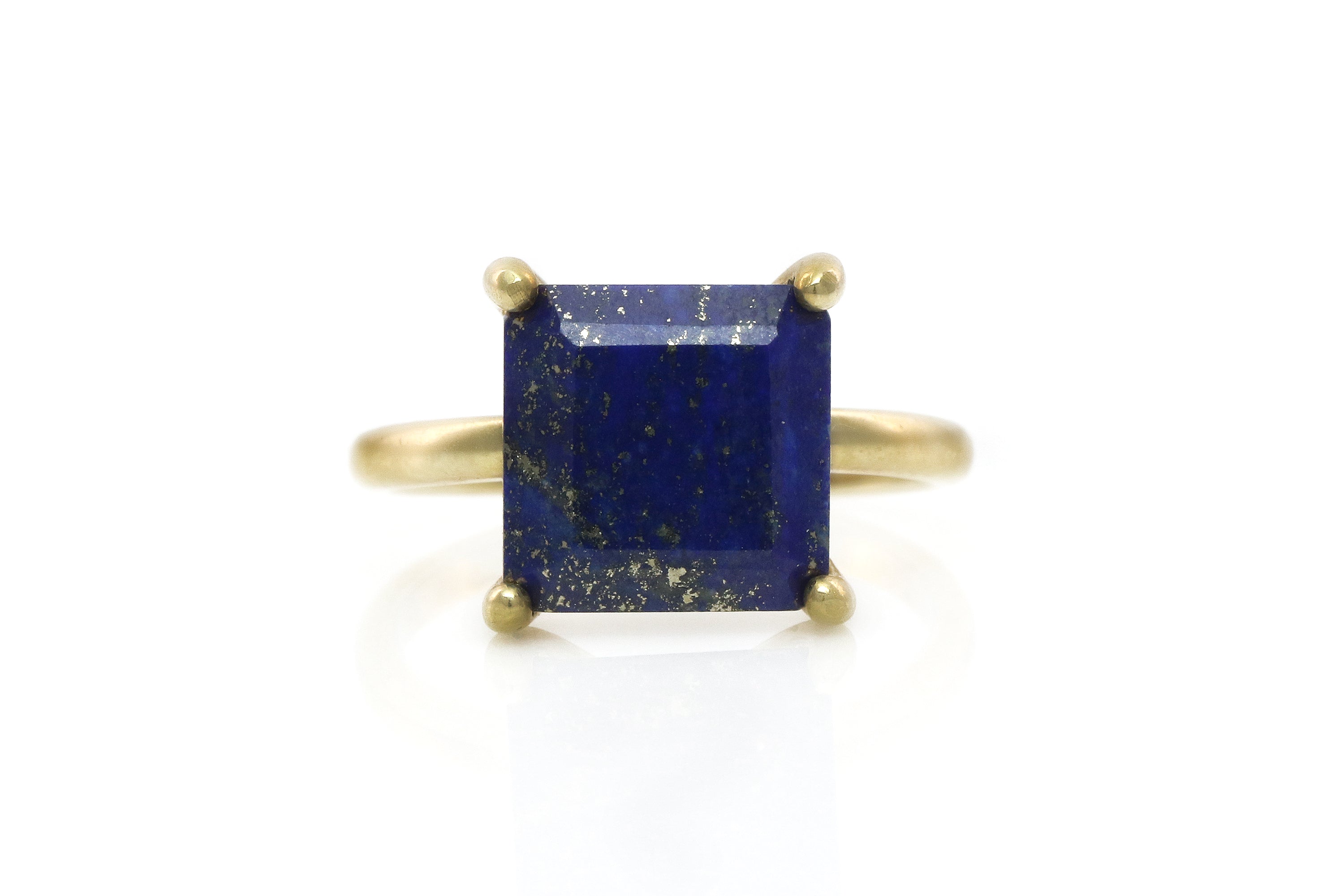 Lapis Lazuli Ring in 14k Gold Rings Anemone Unique
