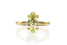 Marquise Lemon Quartz Gold Filled Ring Rings Anemone Unique
