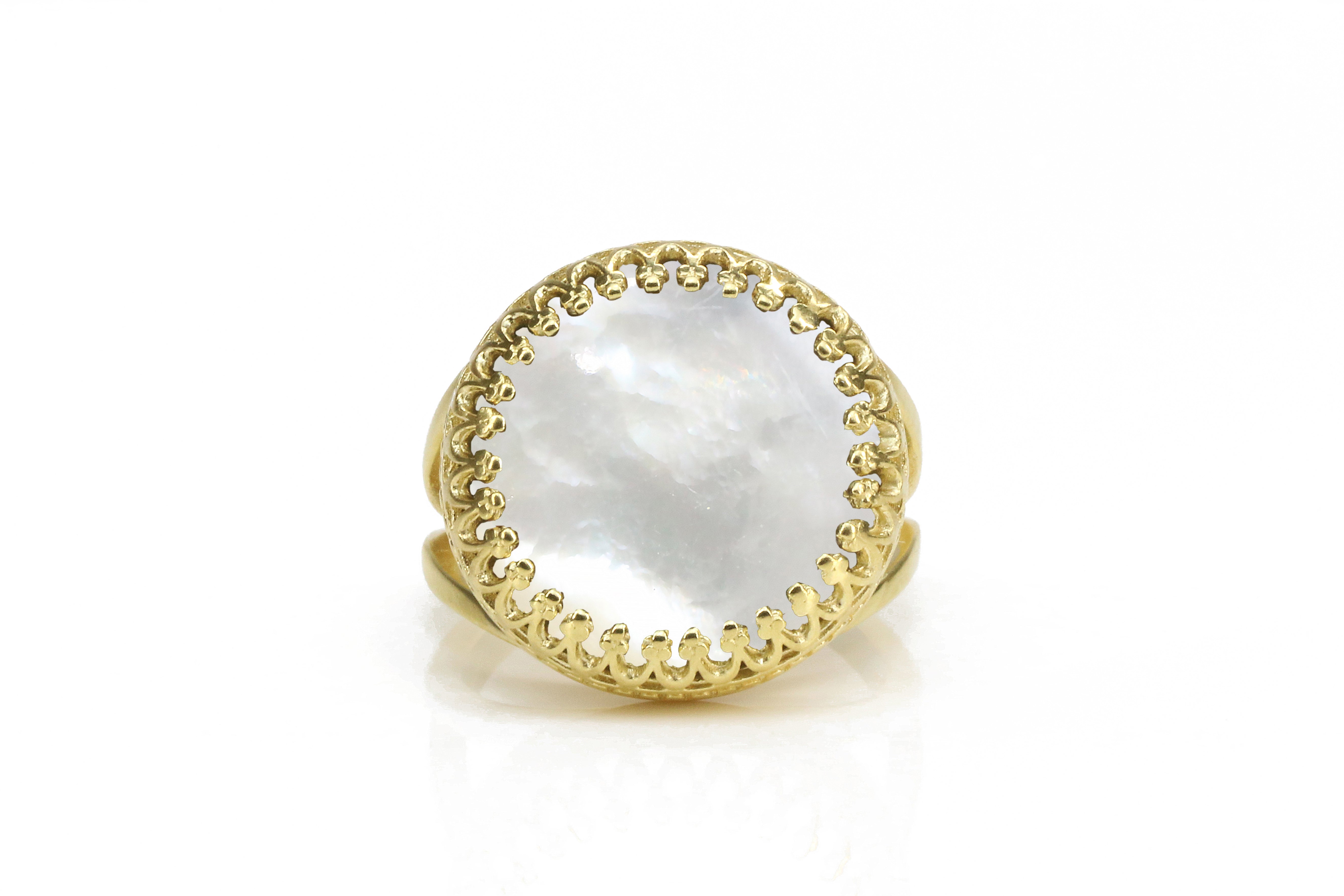 14k Gold Filled Pearl Jewelry Ring Rings Anemone Jewelry