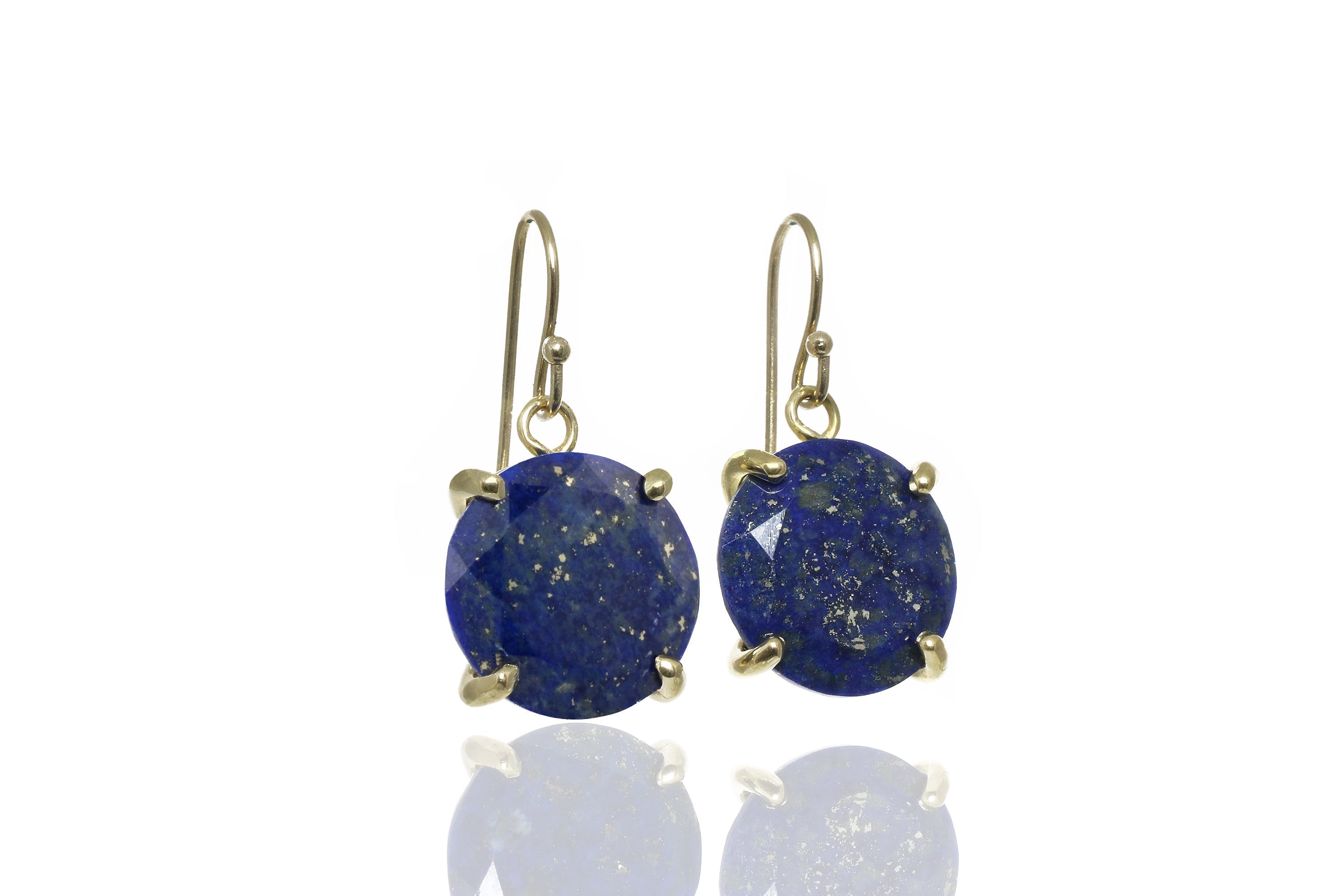 Lapis Lazuli in 14k Gold Filled Dangle Earrings Earrings Anemone Jewelry