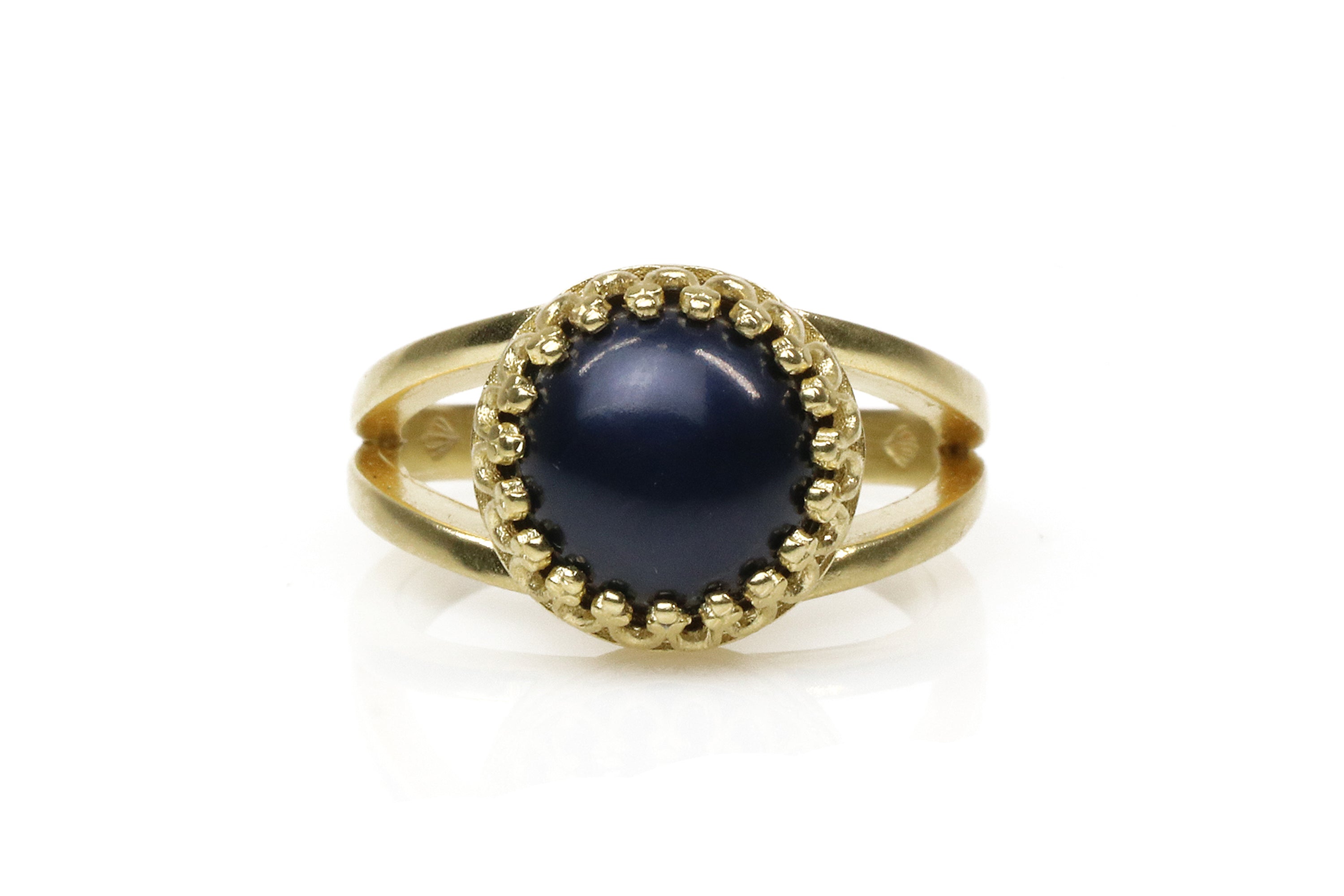 Gold Filled Black Pearl Ring Rings Anemone Jewelry