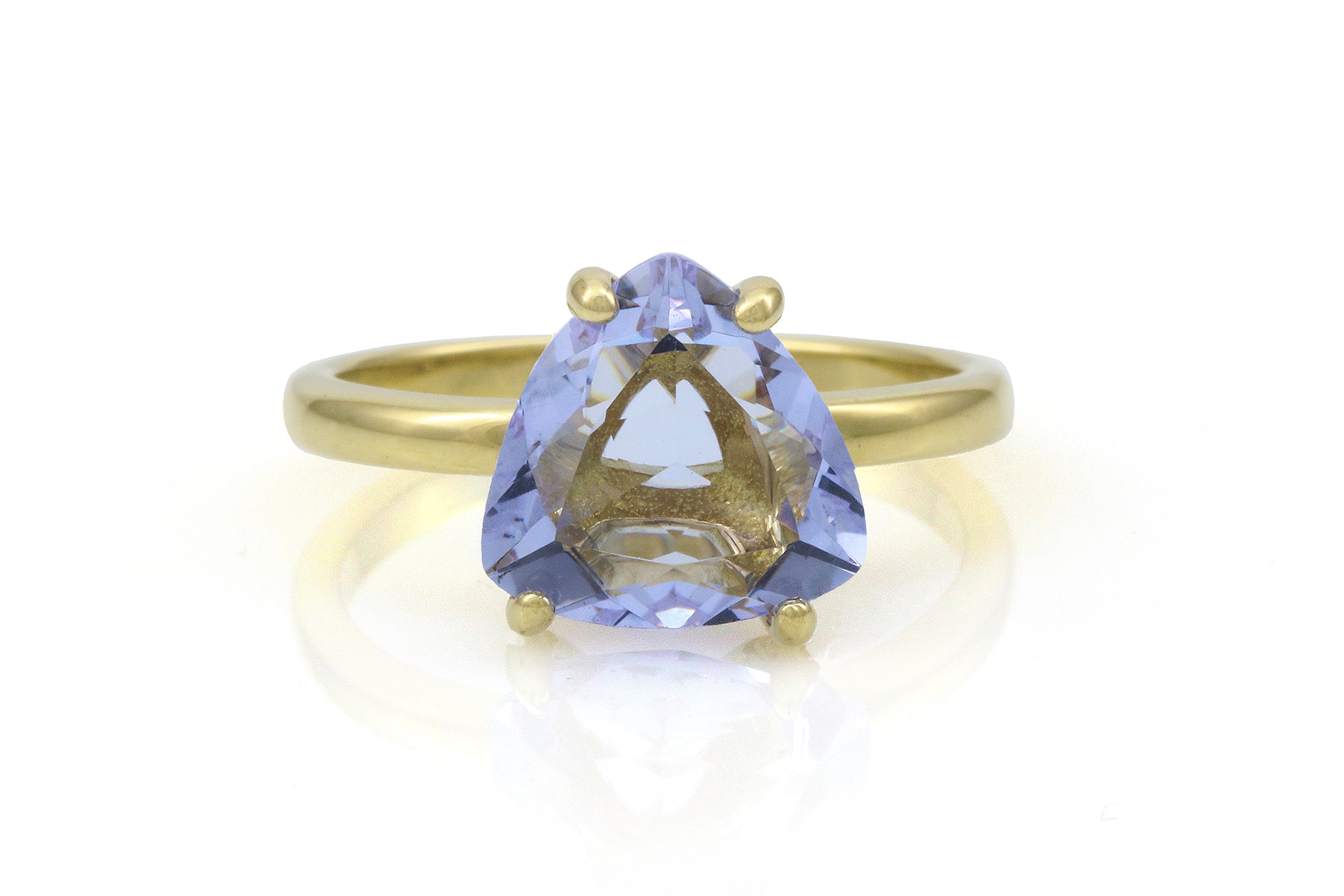 Lustrous Tanzanite Gold Filled Ring Rings Anemone Unique