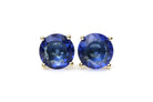 Exquisite Blue Sapphire Gold Earrings Earrings Anemone Unique